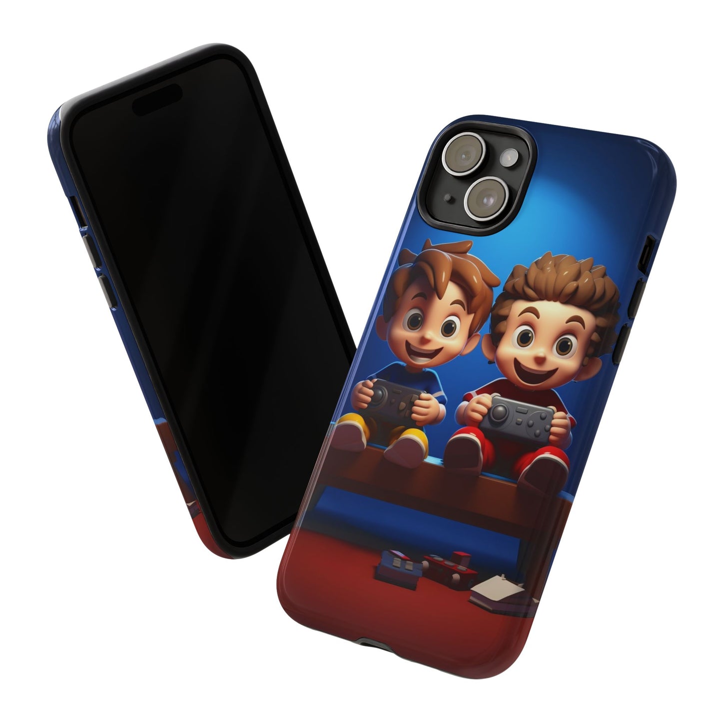 Kids Gaming Phone Case, Tough Cases, Cute Phone Cover, Cartoon Game Controller, Gift for Gamers, Fun Accessories