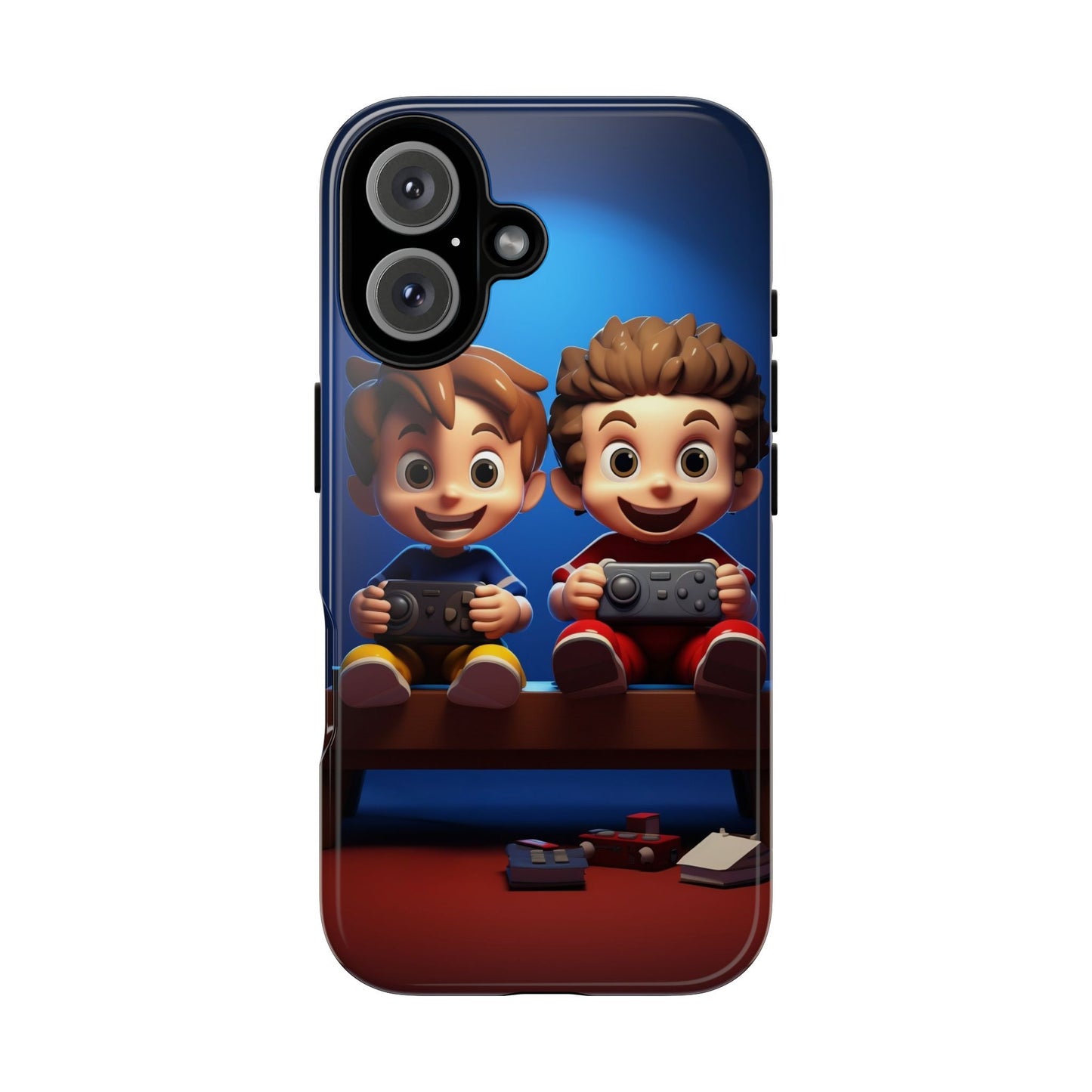 Kids Gaming Phone Case, Tough Cases, Cute Phone Cover, Cartoon Game Controller, Gift for Gamers, Fun Accessories