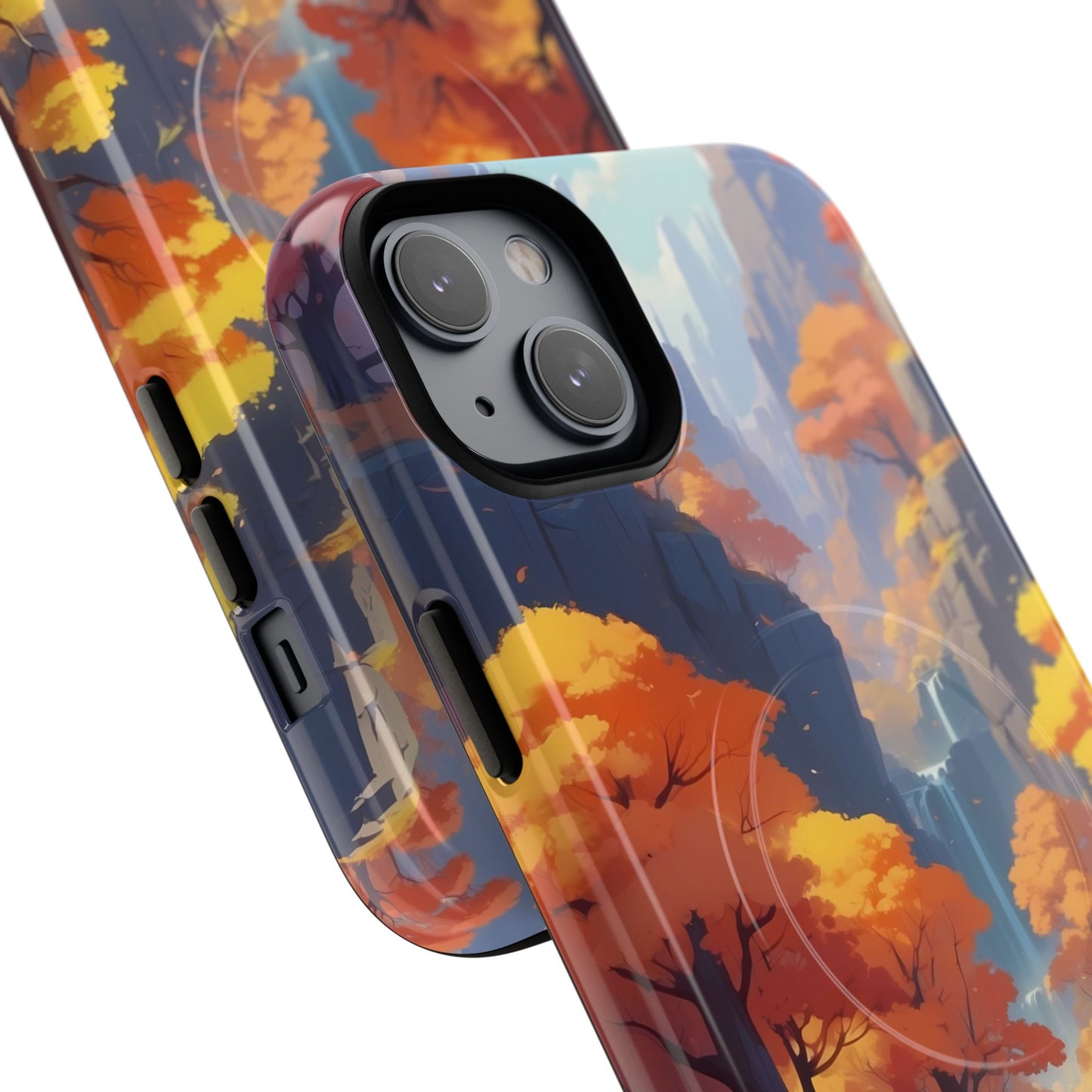 Autumn Landscape Phone Case, Tough Magnetic Cases for Fall Lovers, Nature Phone Cover, Unique Gift for Him/Her, Durable Phone Accessory