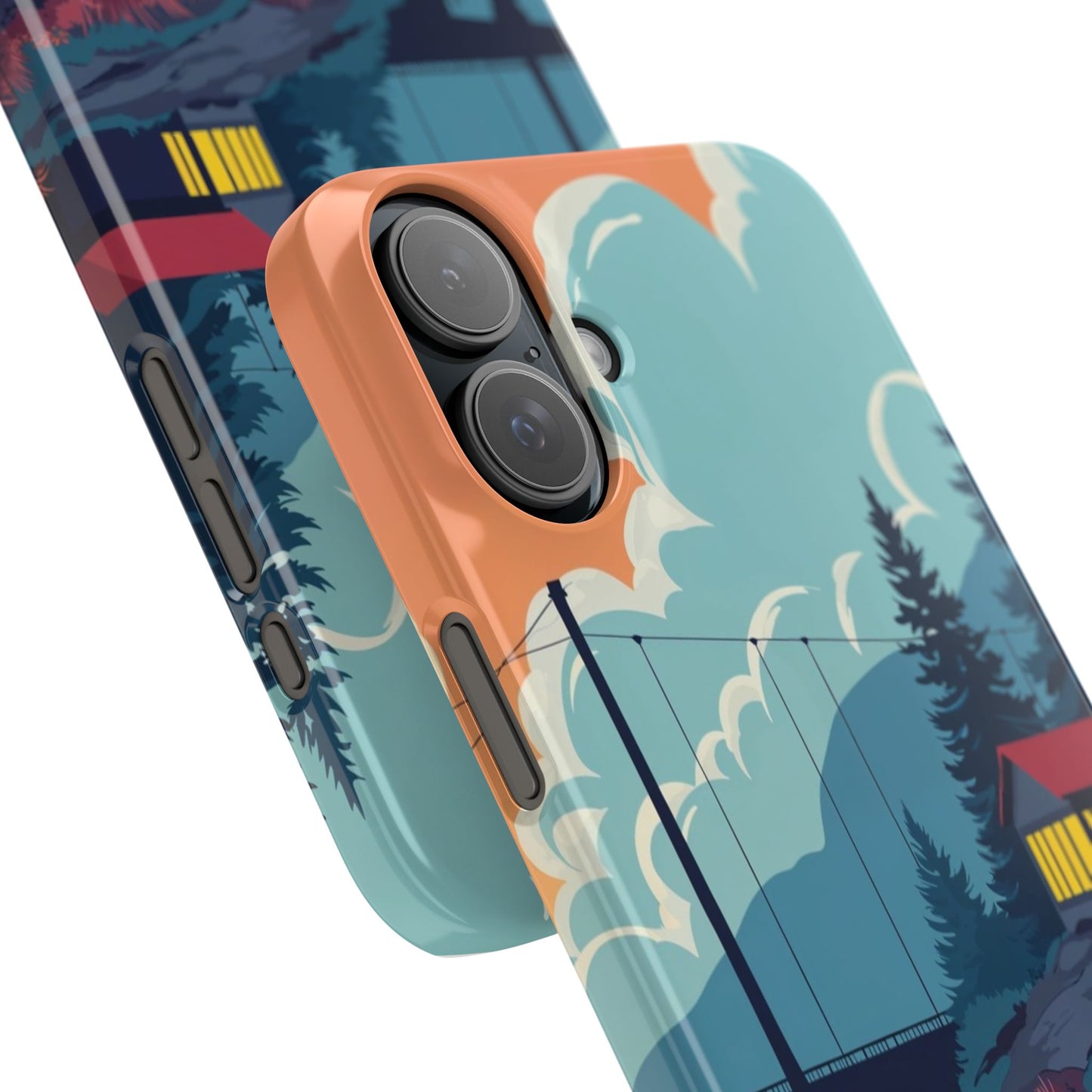 Colorful Nature Slim Phone Cases | Scenic River Landscape, Outdoor Lover Gifts, Phone Accessories, Eco-Friendly, Travel Enthusiast
