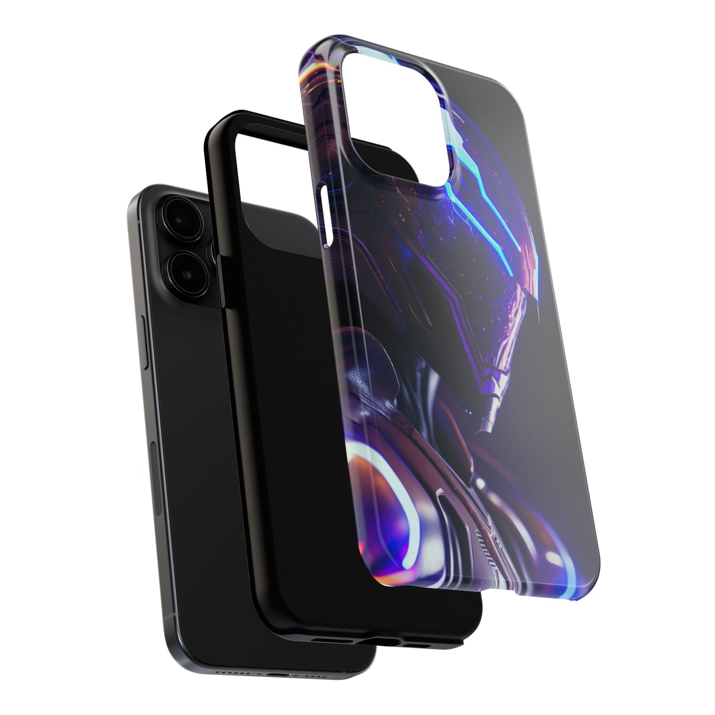 Futuristic Tough Phone Cases, Durable Phone Cover, Sci-Fi Phone Case, Tech Lover Gift, Unique Phone Accessory
