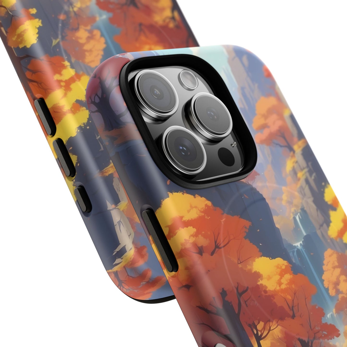 Autumn Landscape Phone Case, Tough Magnetic Cases for Fall Lovers, Nature Phone Cover, Unique Gift for Him/Her, Durable Phone Accessory