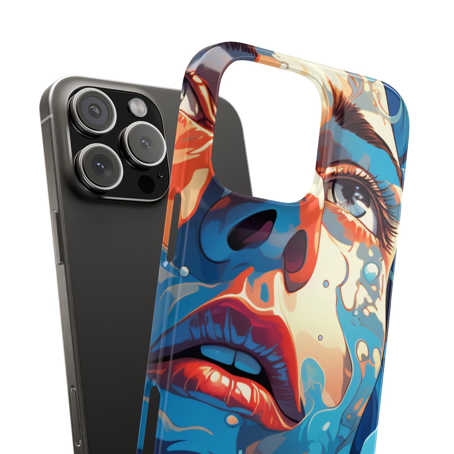 Eco-Friendly Slim Phone Case - Earth Day Gift, Nature Lover Accessory, Sustainable Phone Cover, Green Design, Vibrant Floral Art