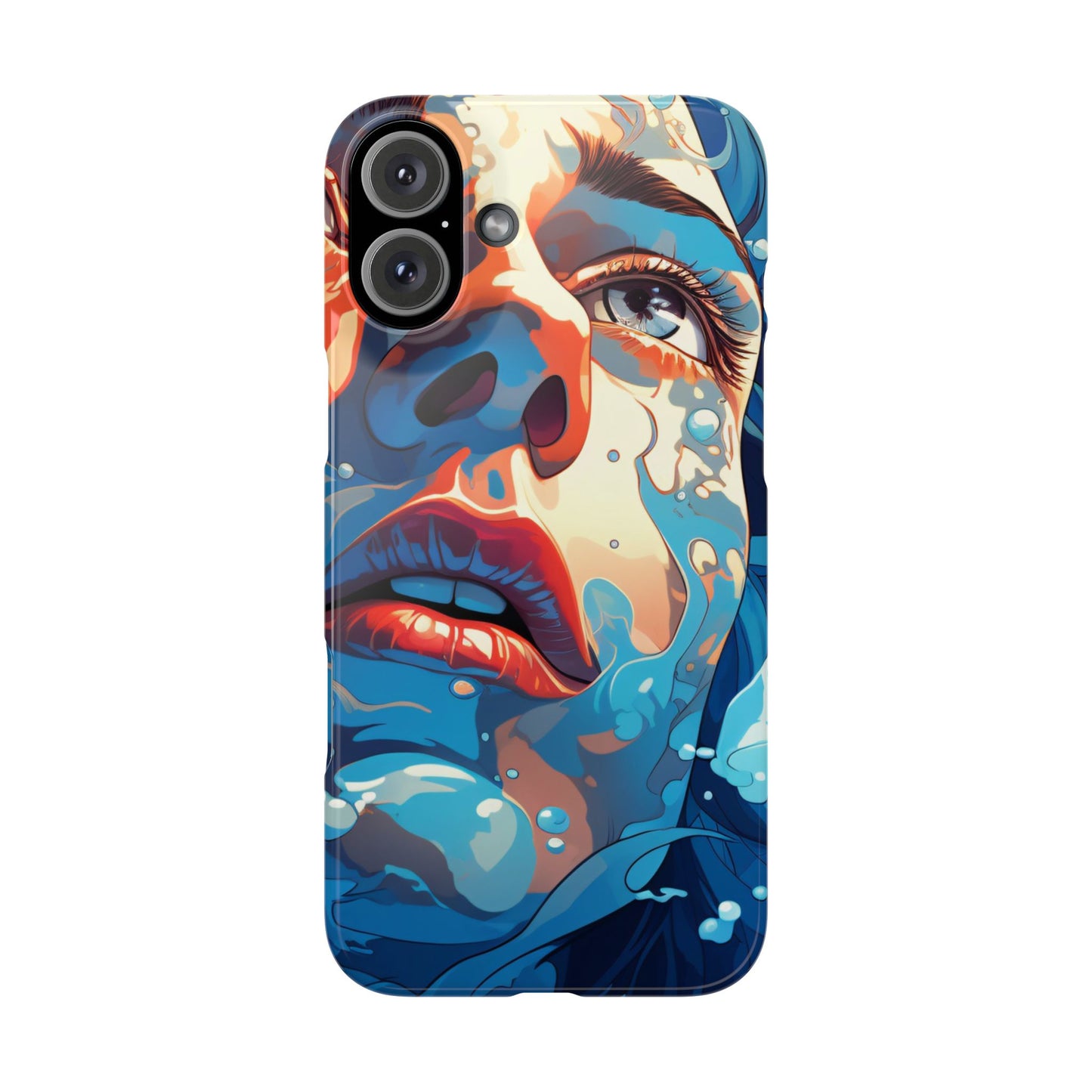 Eco-Friendly Slim Phone Case - Earth Day Gift, Nature Lover Accessory, Sustainable Phone Cover, Green Design, Vibrant Floral Art