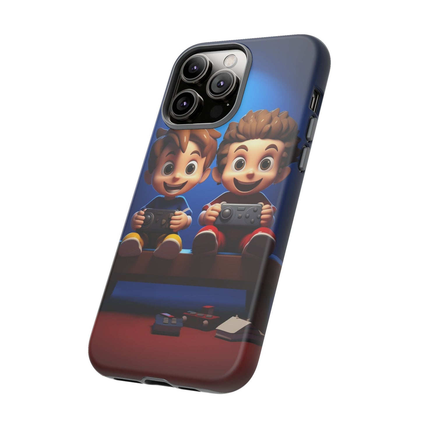 Kids Gaming Phone Case, Tough Cases, Cute Phone Cover, Cartoon Game Controller, Gift for Gamers, Fun Accessories