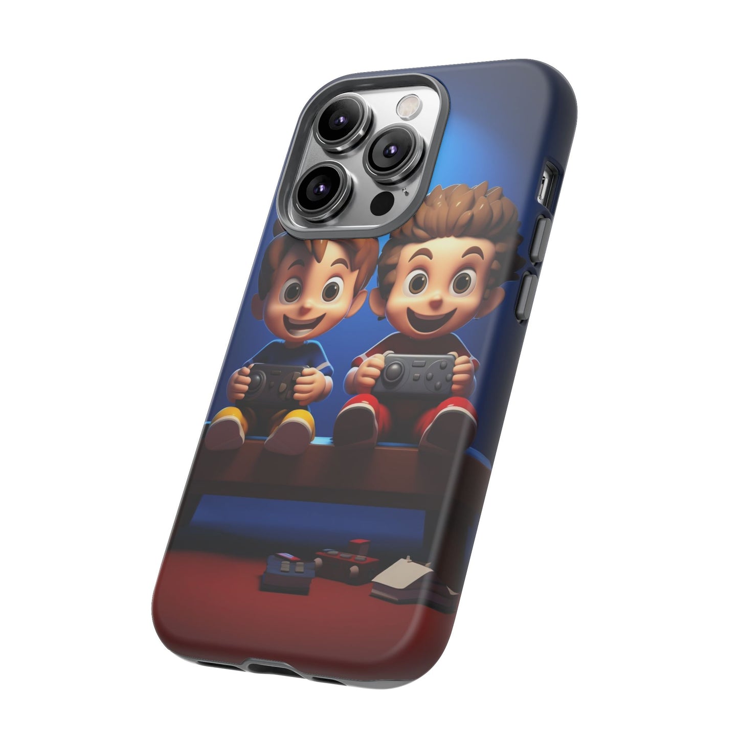 Kids Gaming Phone Case, Tough Cases, Cute Phone Cover, Cartoon Game Controller, Gift for Gamers, Fun Accessories