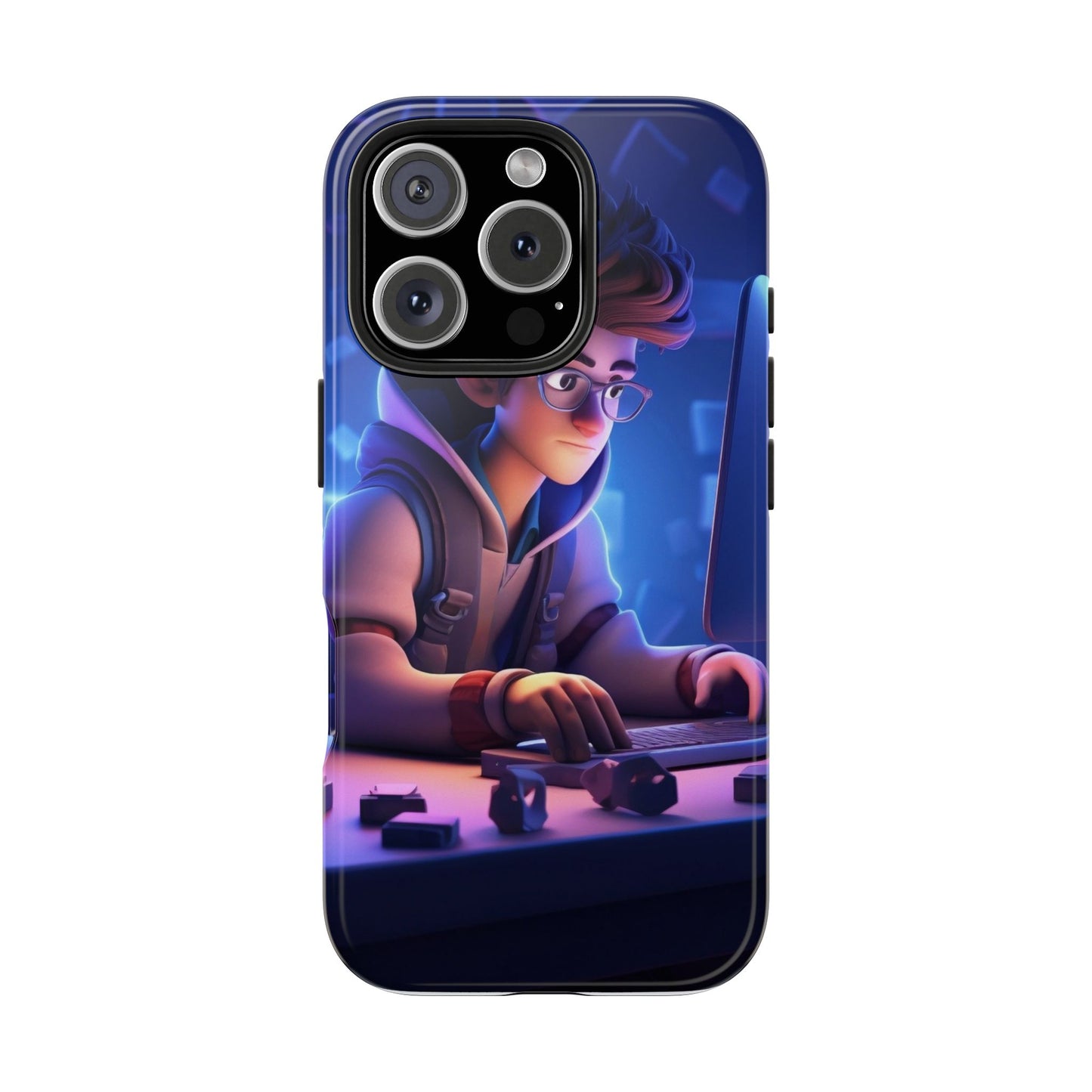 Gaming-Themed Phone Case - Tough Phone Cases for Gamers, Mobile Accessories, Cool Tech Gifts, Birthday Present, Geeky Gifts