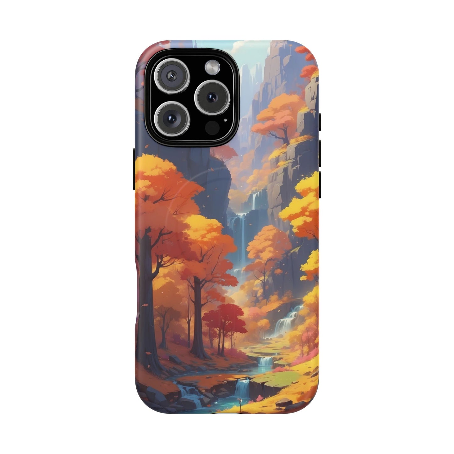 Autumn Landscape Phone Case, Tough Magnetic Cases for Fall Lovers, Nature Phone Cover, Unique Gift for Him/Her, Durable Phone Accessory
