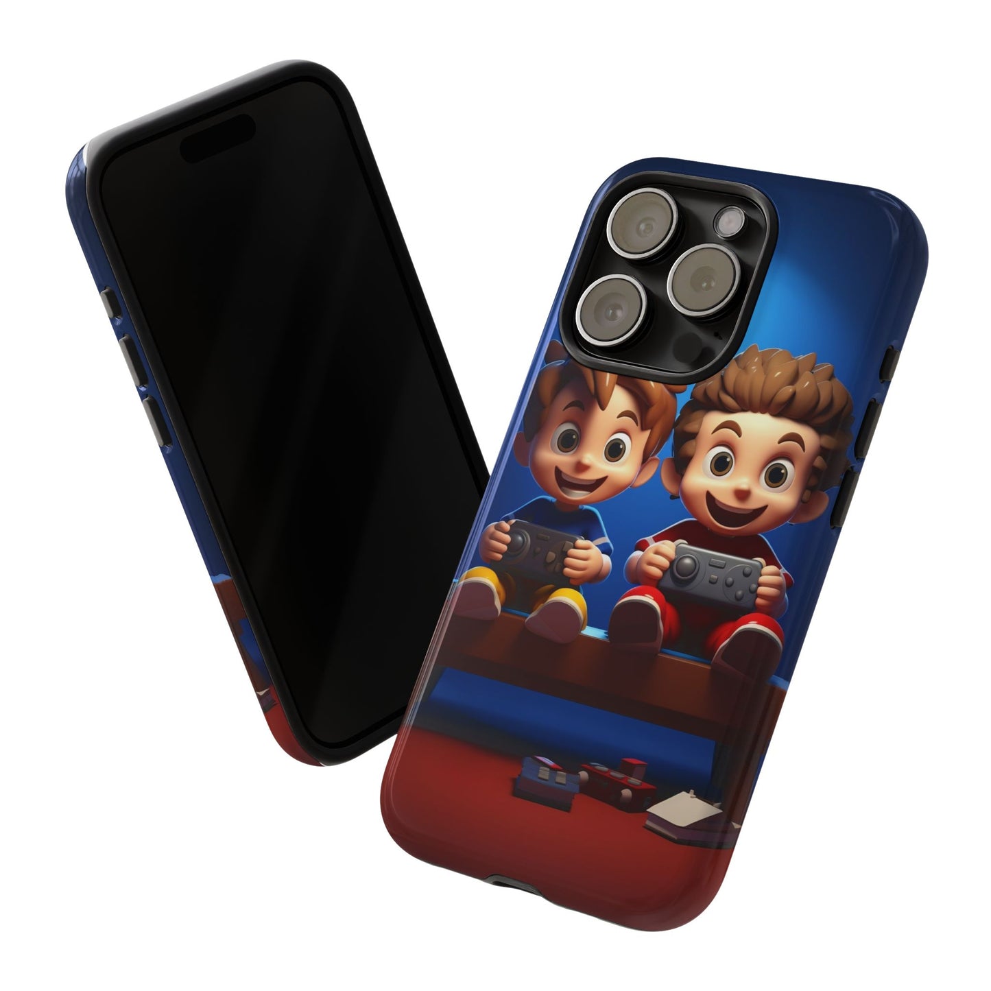 Kids Gaming Phone Case, Tough Cases, Cute Phone Cover, Cartoon Game Controller, Gift for Gamers, Fun Accessories