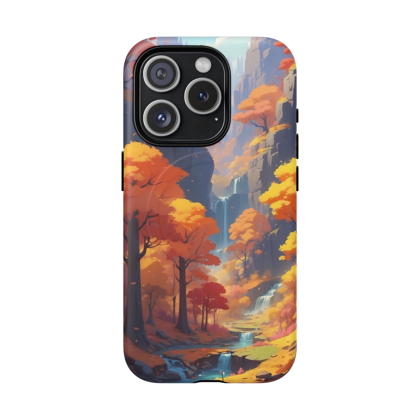 Autumn Landscape Phone Case, Tough Magnetic Cases for Fall Lovers, Nature Phone Cover, Unique Gift for Him/Her, Durable Phone Accessory