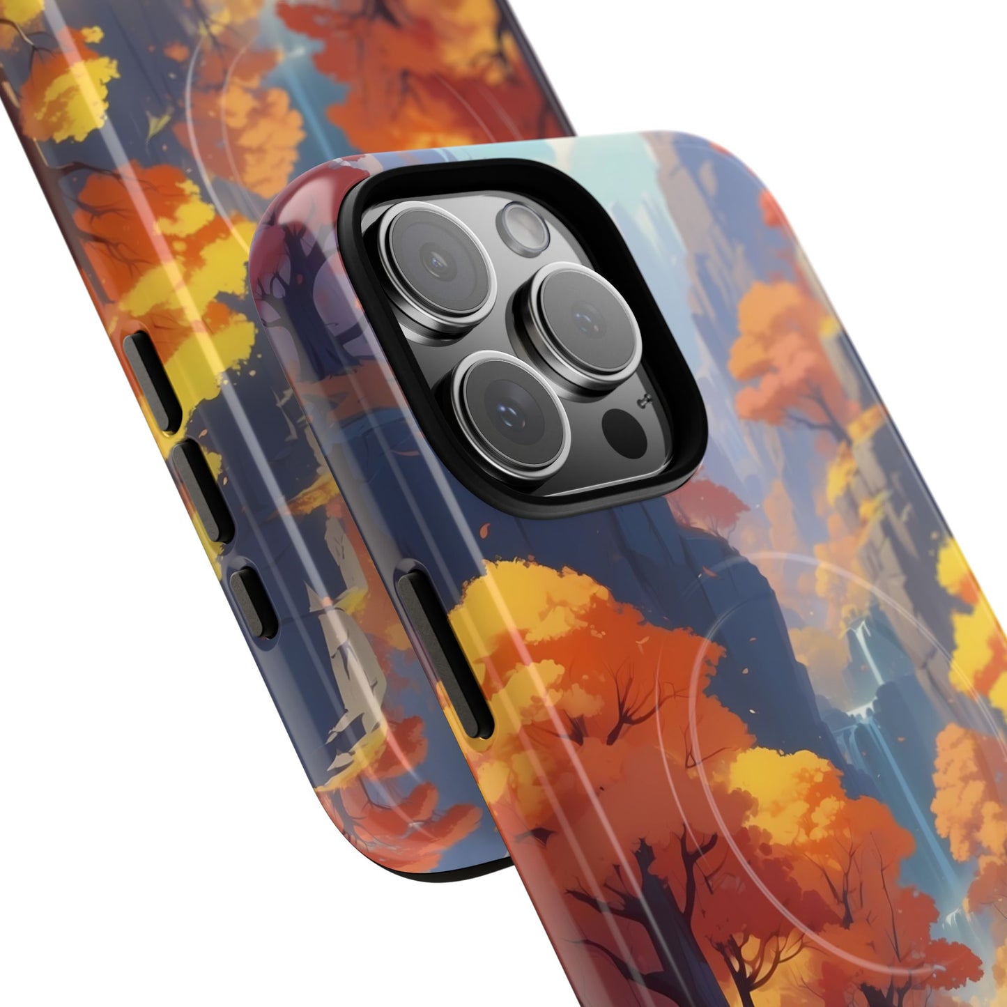 Autumn Landscape Phone Case, Tough Magnetic Cases for Fall Lovers, Nature Phone Cover, Unique Gift for Him/Her, Durable Phone Accessory