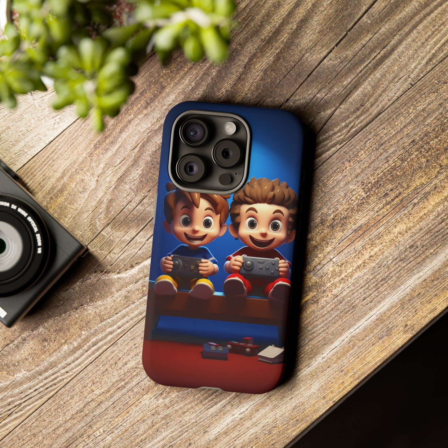 Kids Gaming Phone Case, Tough Cases, Cute Phone Cover, Cartoon Game Controller, Gift for Gamers, Fun Accessories