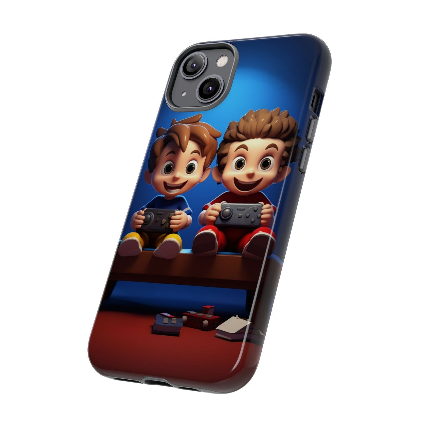 Kids Gaming Phone Case, Tough Cases, Cute Phone Cover, Cartoon Game Controller, Gift for Gamers, Fun Accessories