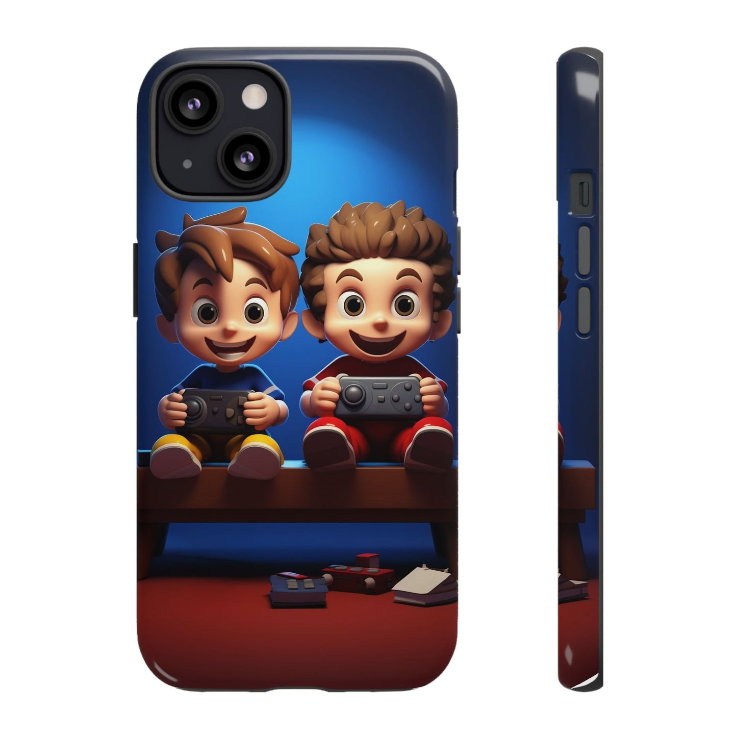 Kids Gaming Phone Case, Tough Cases, Cute Phone Cover, Cartoon Game Controller, Gift for Gamers, Fun Accessories