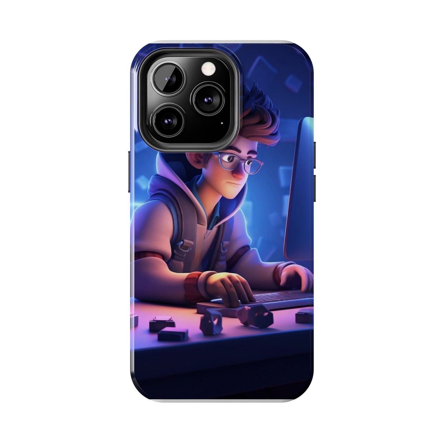 Gaming-Themed Phone Case - Tough Phone Cases for Gamers, Mobile Accessories, Cool Tech Gifts, Birthday Present, Geeky Gifts