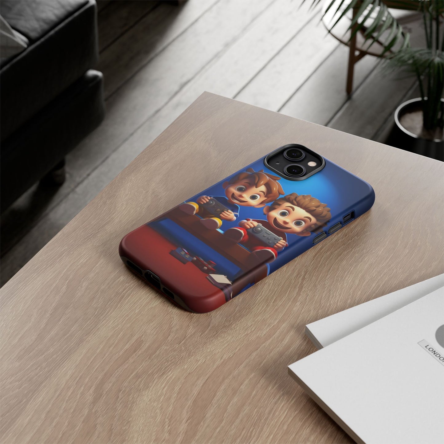 Kids Gaming Phone Case, Tough Cases, Cute Phone Cover, Cartoon Game Controller, Gift for Gamers, Fun Accessories