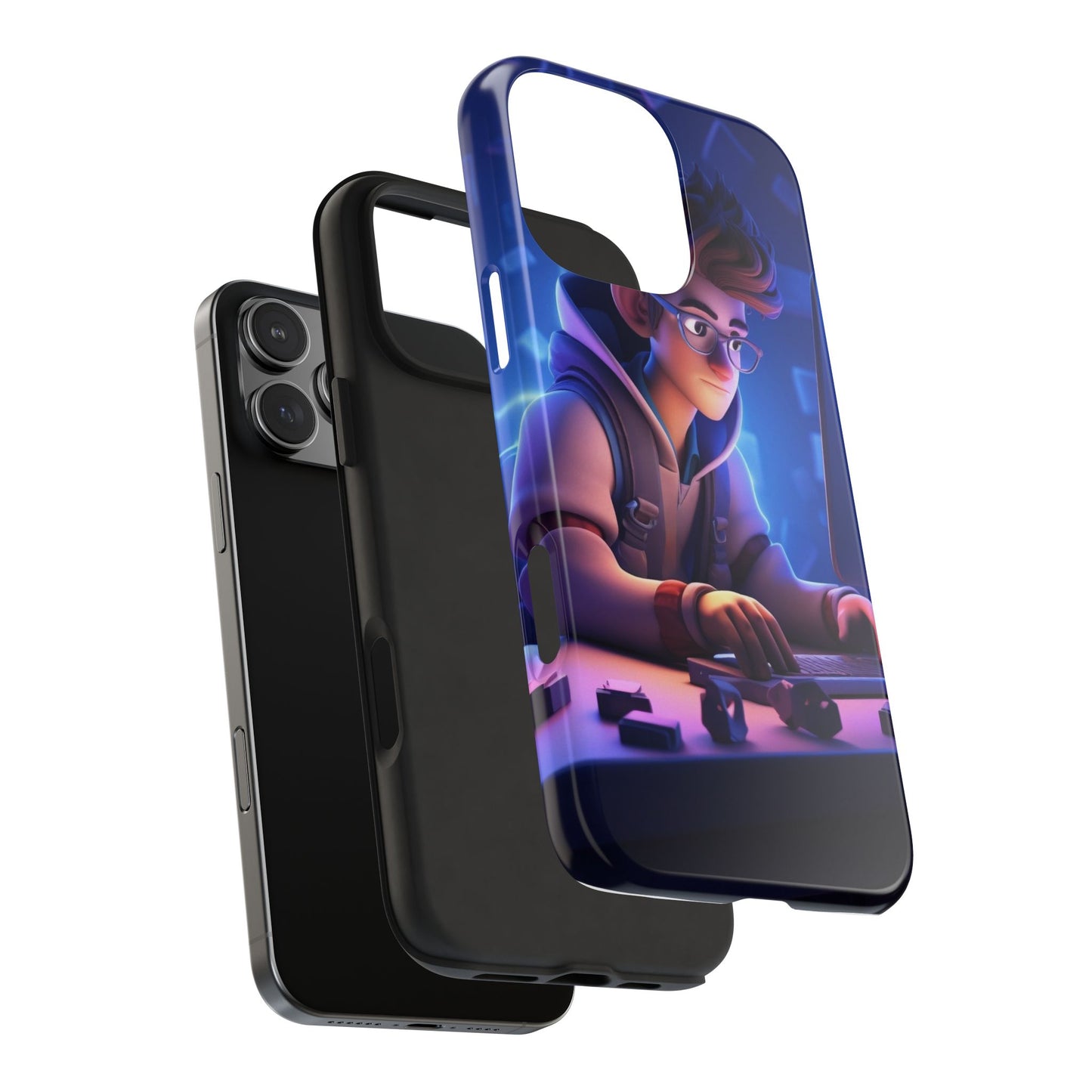 Gaming-Themed Phone Case - Tough Phone Cases for Gamers, Mobile Accessories, Cool Tech Gifts, Birthday Present, Geeky Gifts