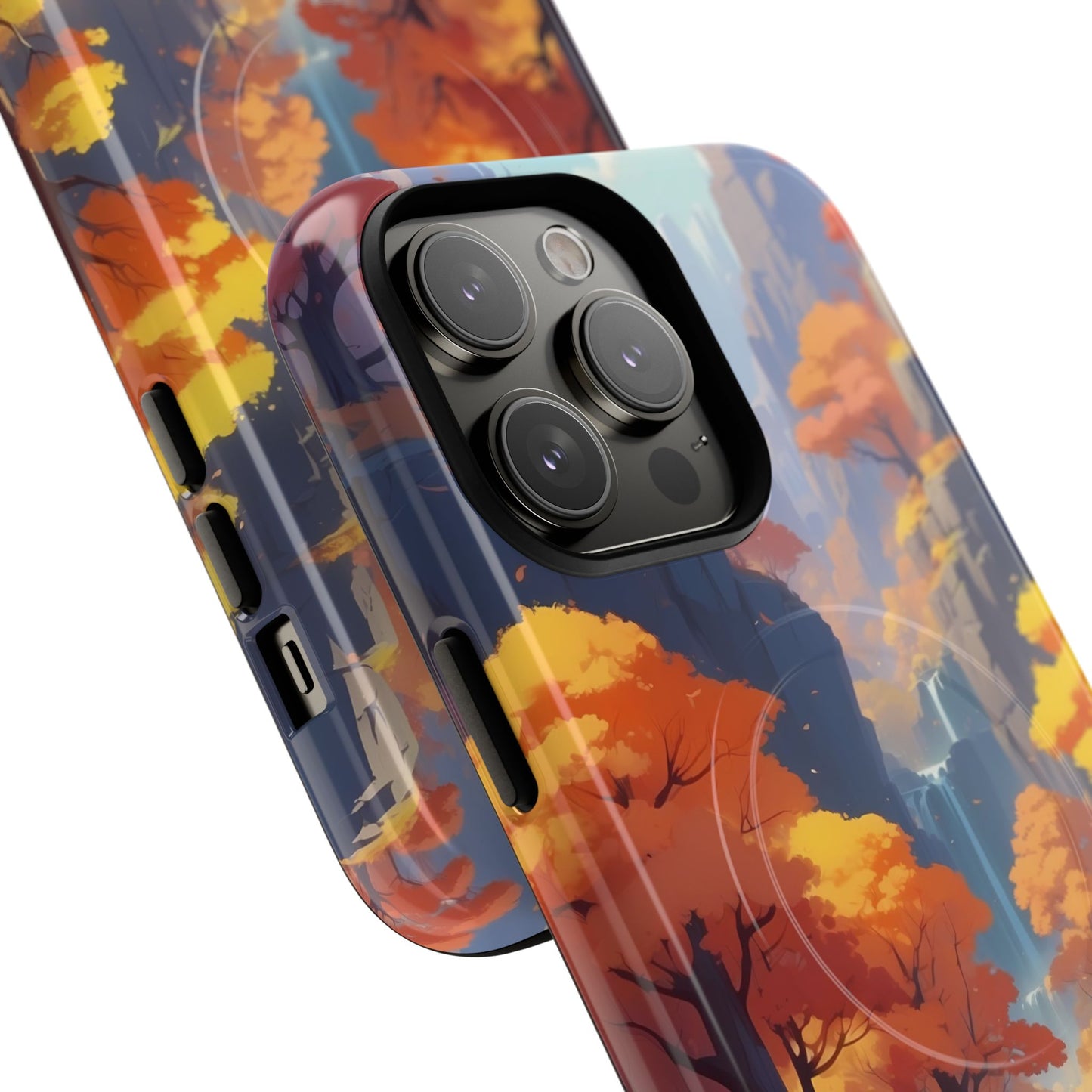 Autumn Landscape Phone Case, Tough Magnetic Cases for Fall Lovers, Nature Phone Cover, Unique Gift for Him/Her, Durable Phone Accessory