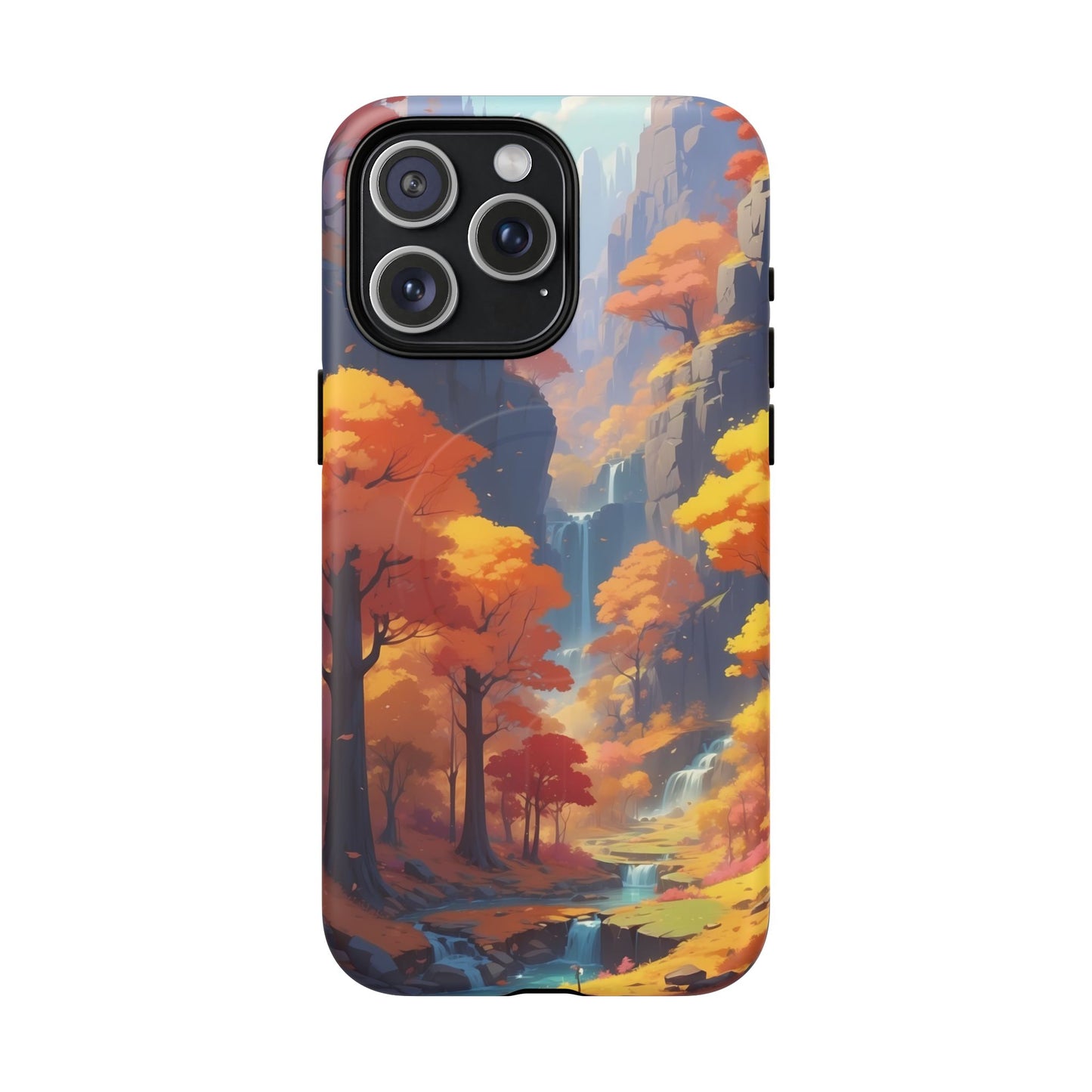 Autumn Landscape Phone Case, Tough Magnetic Cases for Fall Lovers, Nature Phone Cover, Unique Gift for Him/Her, Durable Phone Accessory