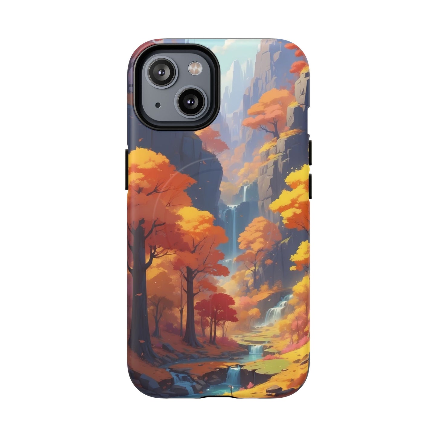 Autumn Landscape Phone Case, Tough Magnetic Cases for Fall Lovers, Nature Phone Cover, Unique Gift for Him/Her, Durable Phone Accessory