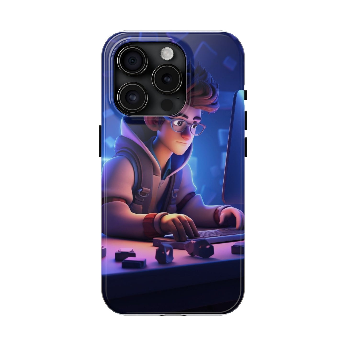 Gaming-Themed Phone Case - Tough Phone Cases for Gamers, Mobile Accessories, Cool Tech Gifts, Birthday Present, Geeky Gifts