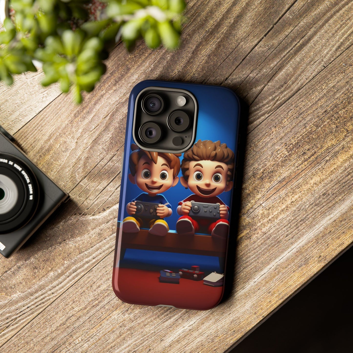 Kids Gaming Phone Case, Tough Cases, Cute Phone Cover, Cartoon Game Controller, Gift for Gamers, Fun Accessories