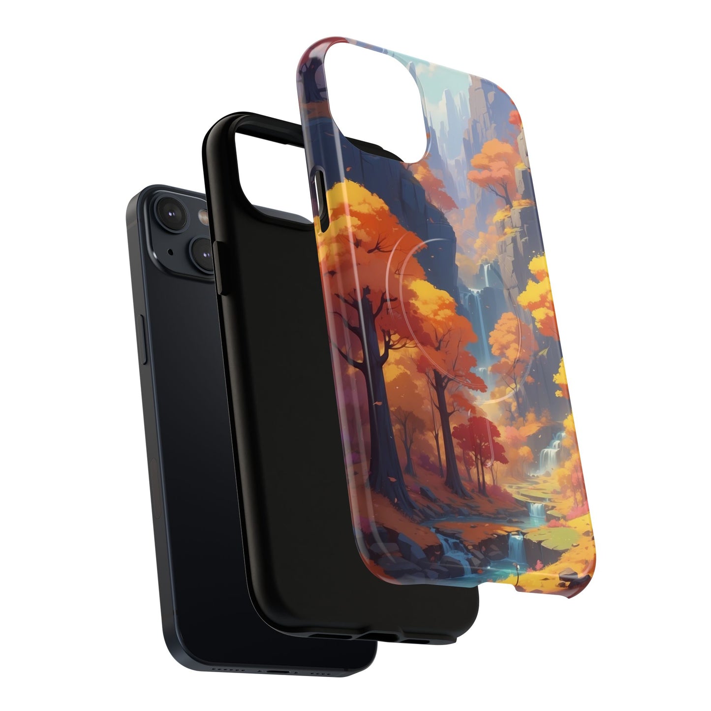 Autumn Landscape Phone Case, Tough Magnetic Cases for Fall Lovers, Nature Phone Cover, Unique Gift for Him/Her, Durable Phone Accessory