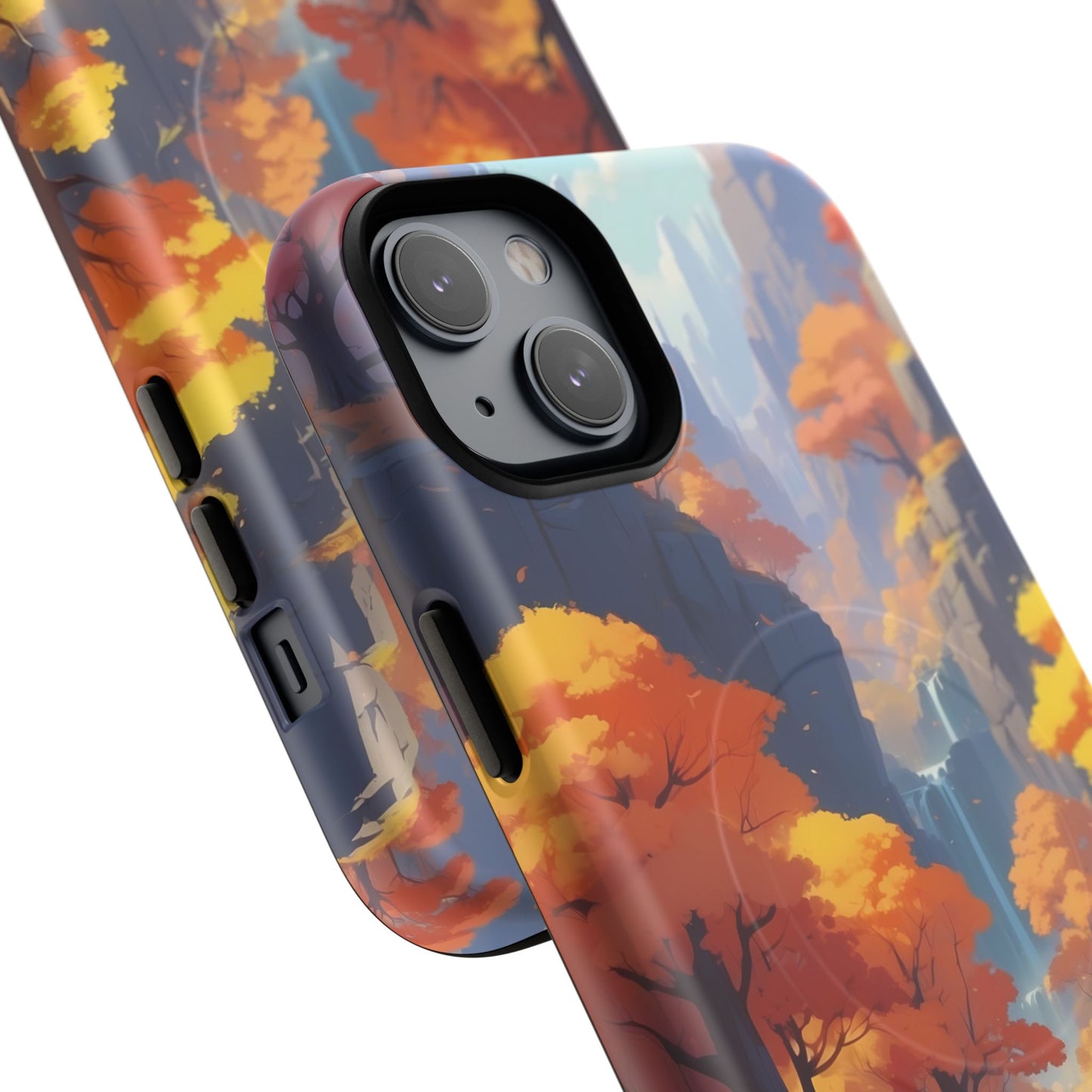 Autumn Landscape Phone Case, Tough Magnetic Cases for Fall Lovers, Nature Phone Cover, Unique Gift for Him/Her, Durable Phone Accessory