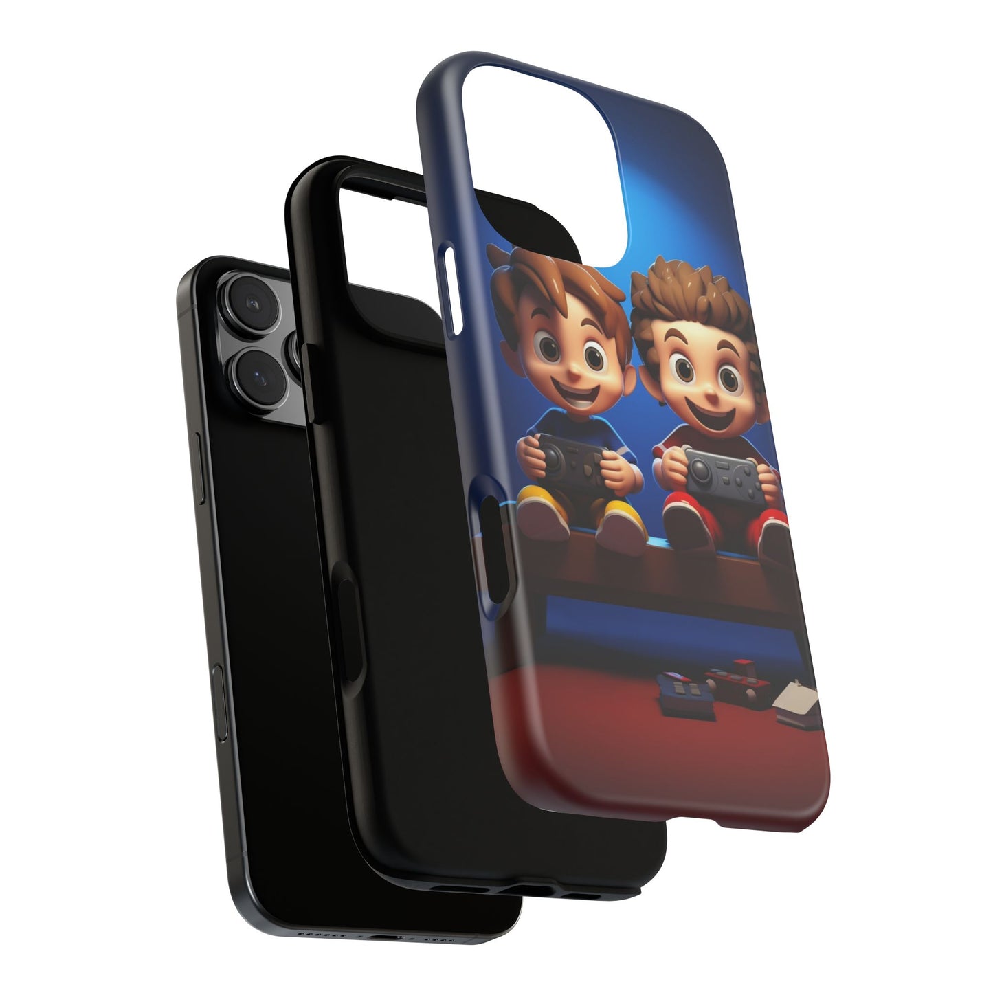 Kids Gaming Phone Case, Tough Cases, Cute Phone Cover, Cartoon Game Controller, Gift for Gamers, Fun Accessories
