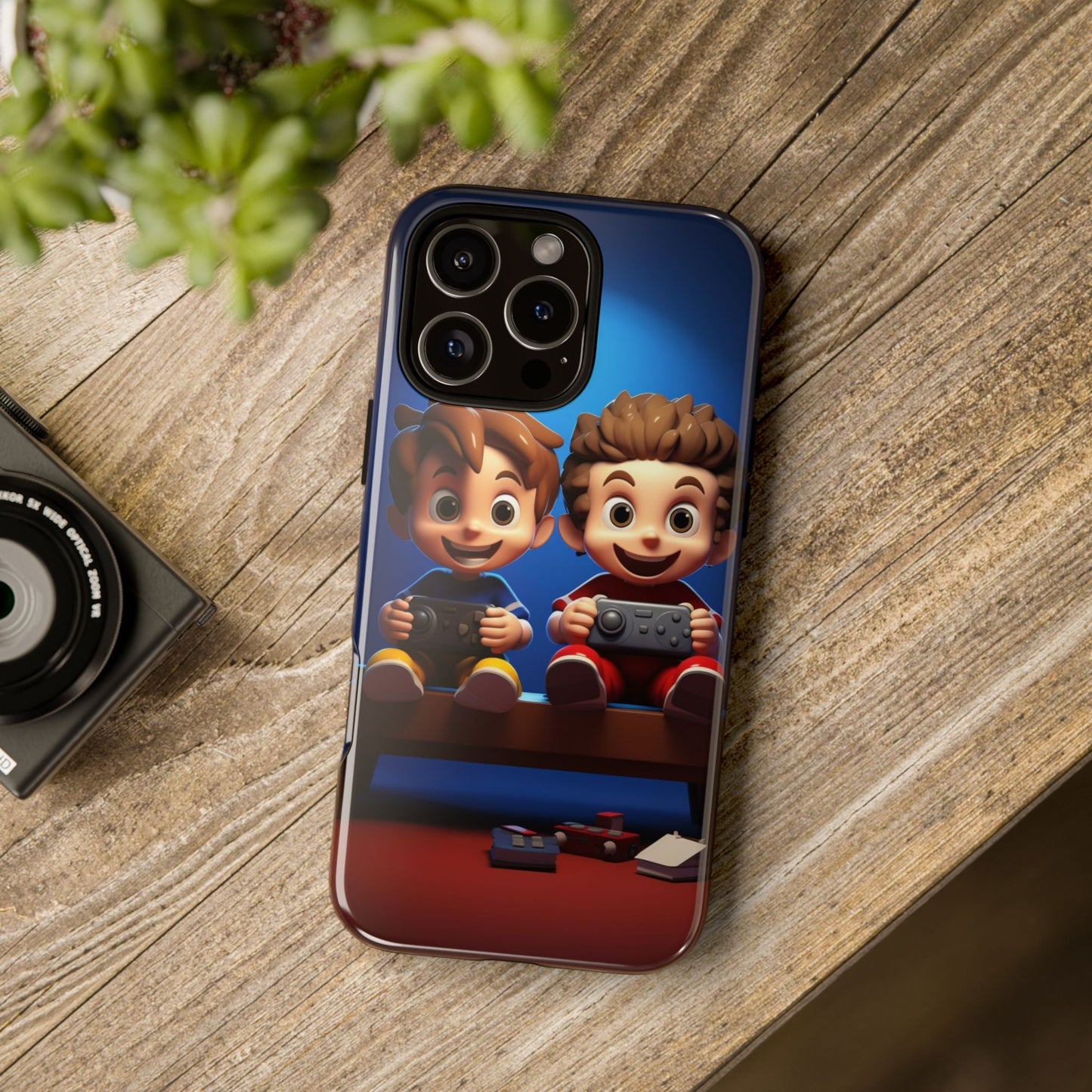 Kids Gaming Phone Case, Tough Cases, Cute Phone Cover, Cartoon Game Controller, Gift for Gamers, Fun Accessories
