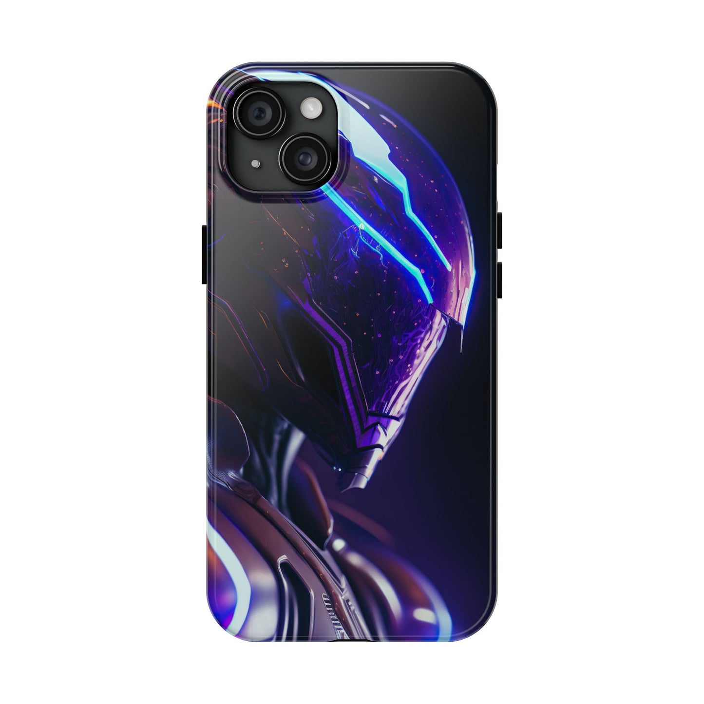 Futuristic Tough Phone Cases, Durable Phone Cover, Sci-Fi Phone Case, Tech Lover Gift, Unique Phone Accessory