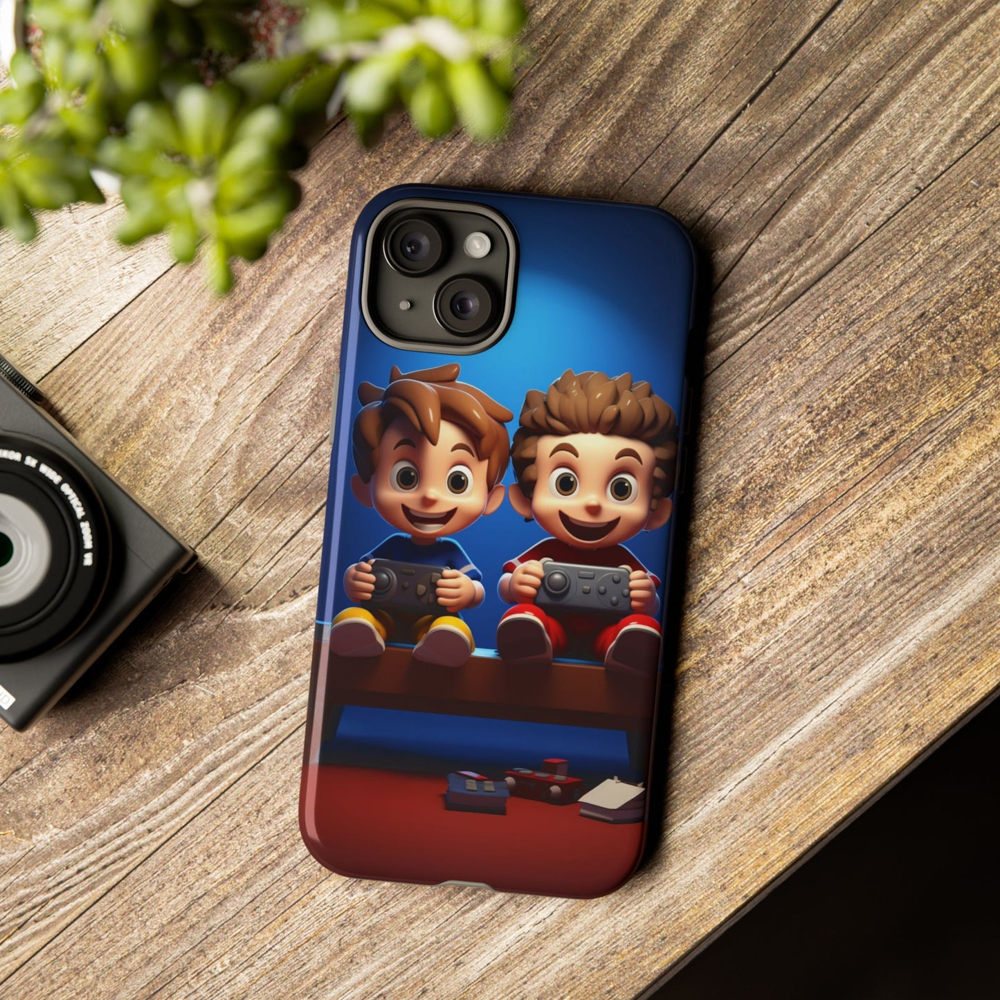 Kids Gaming Phone Case, Tough Cases, Cute Phone Cover, Cartoon Game Controller, Gift for Gamers, Fun Accessories