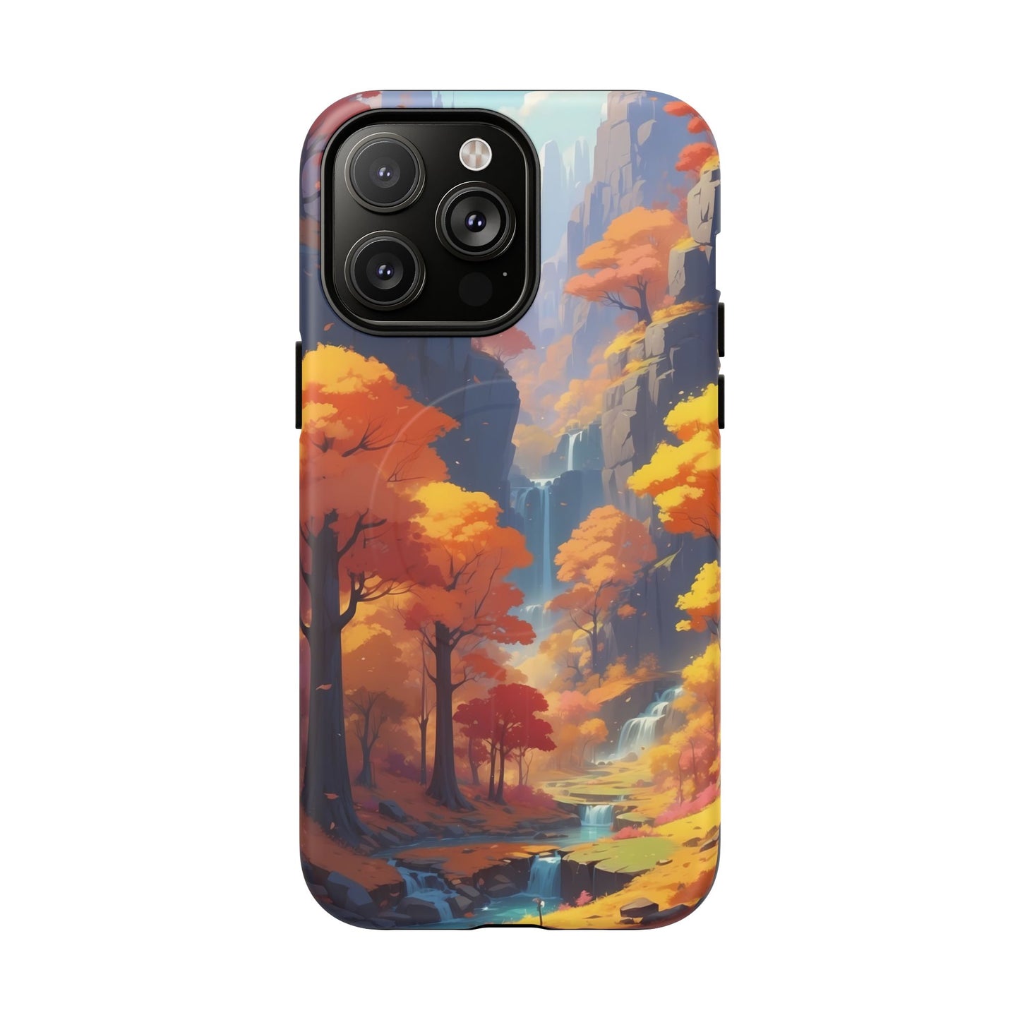 Autumn Landscape Phone Case, Tough Magnetic Cases for Fall Lovers, Nature Phone Cover, Unique Gift for Him/Her, Durable Phone Accessory