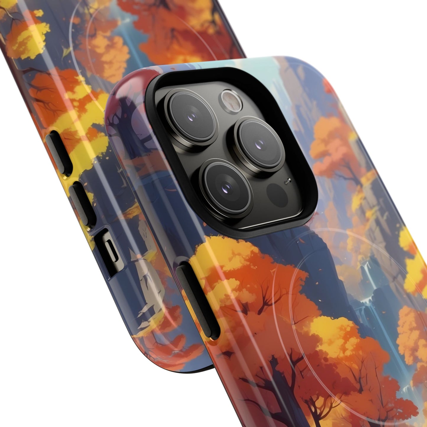Autumn Landscape Phone Case, Tough Magnetic Cases for Fall Lovers, Nature Phone Cover, Unique Gift for Him/Her, Durable Phone Accessory