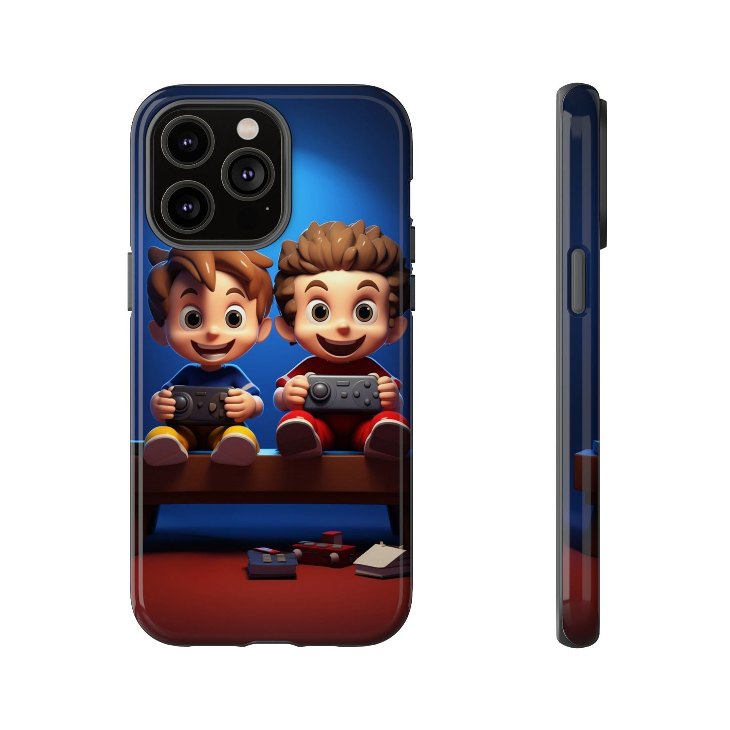 Kids Gaming Phone Case, Tough Cases, Cute Phone Cover, Cartoon Game Controller, Gift for Gamers, Fun Accessories
