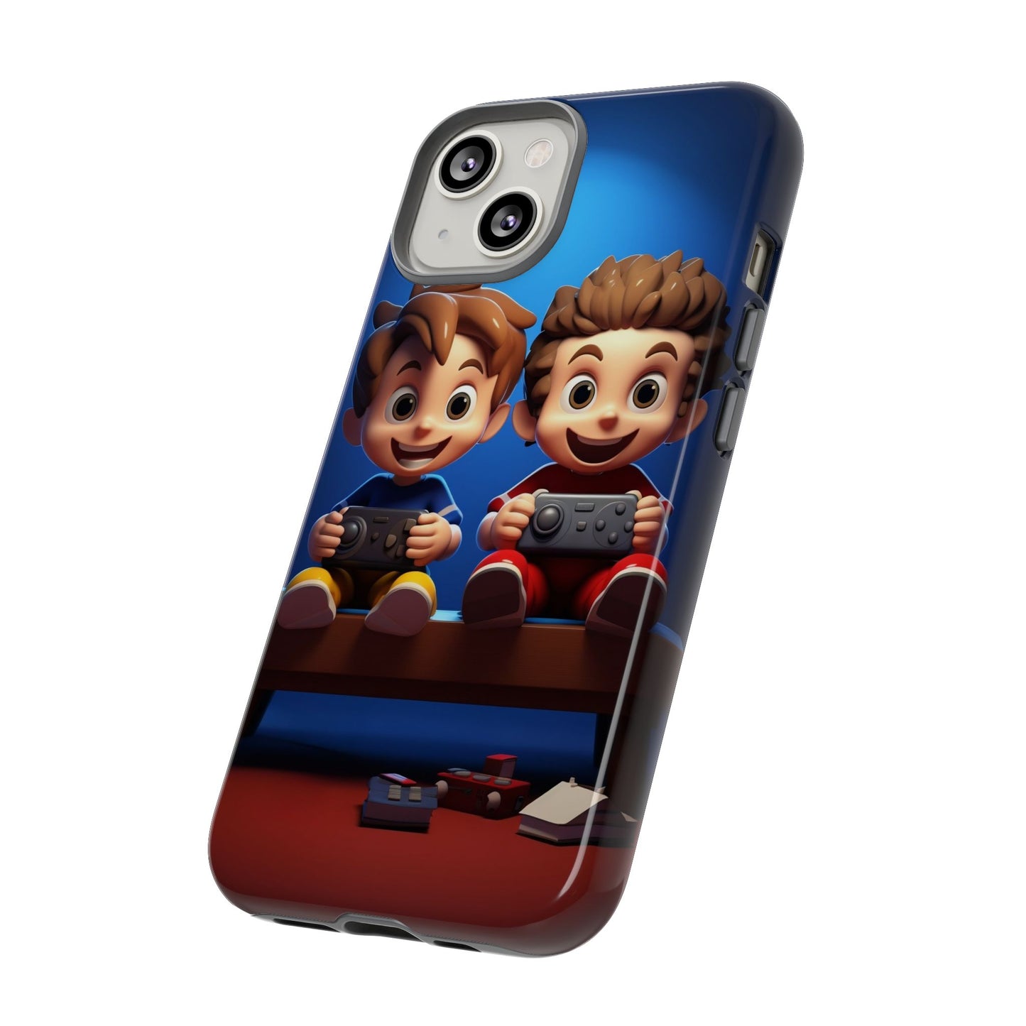 Kids Gaming Phone Case, Tough Cases, Cute Phone Cover, Cartoon Game Controller, Gift for Gamers, Fun Accessories