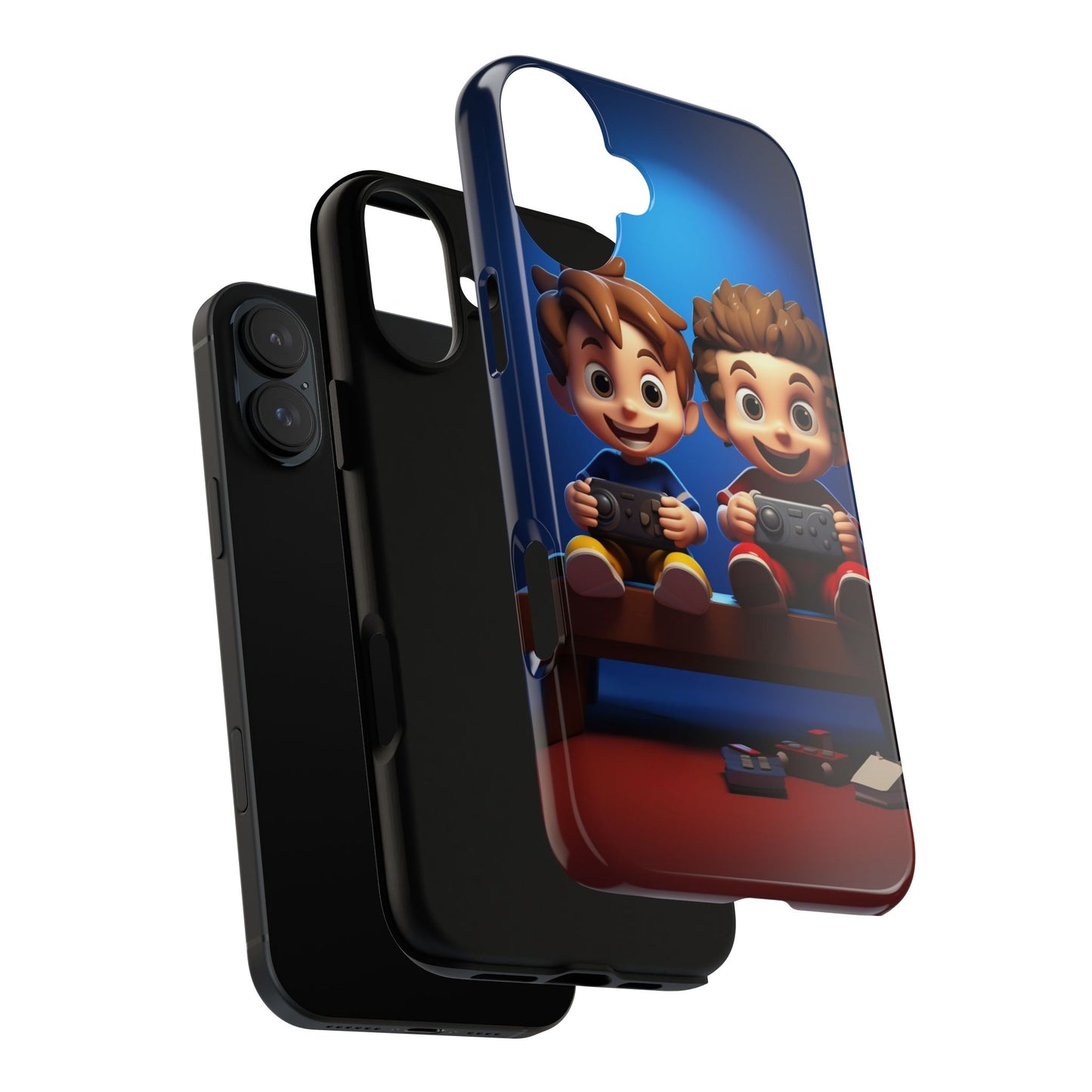 Kids Gaming Phone Case, Tough Cases, Cute Phone Cover, Cartoon Game Controller, Gift for Gamers, Fun Accessories