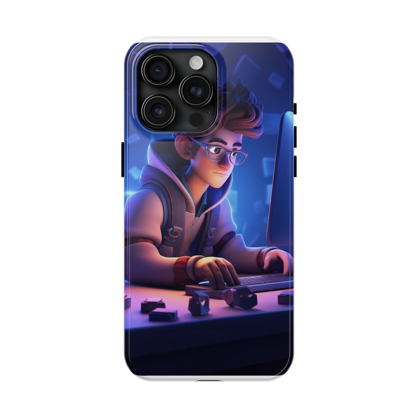 Gaming-Themed Phone Case - Tough Phone Cases for Gamers, Mobile Accessories, Cool Tech Gifts, Birthday Present, Geeky Gifts