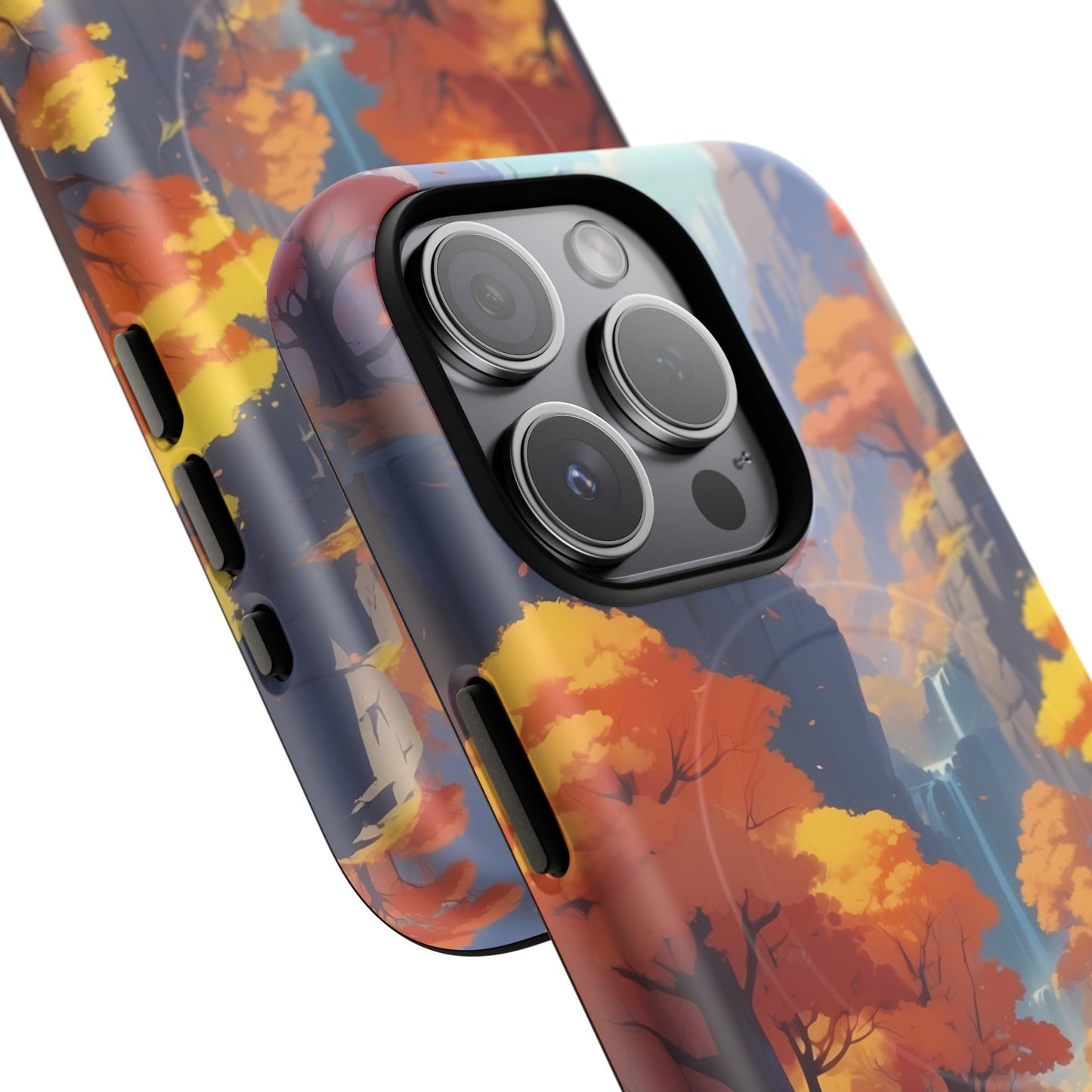 Autumn Landscape Phone Case, Tough Magnetic Cases for Fall Lovers, Nature Phone Cover, Unique Gift for Him/Her, Durable Phone Accessory