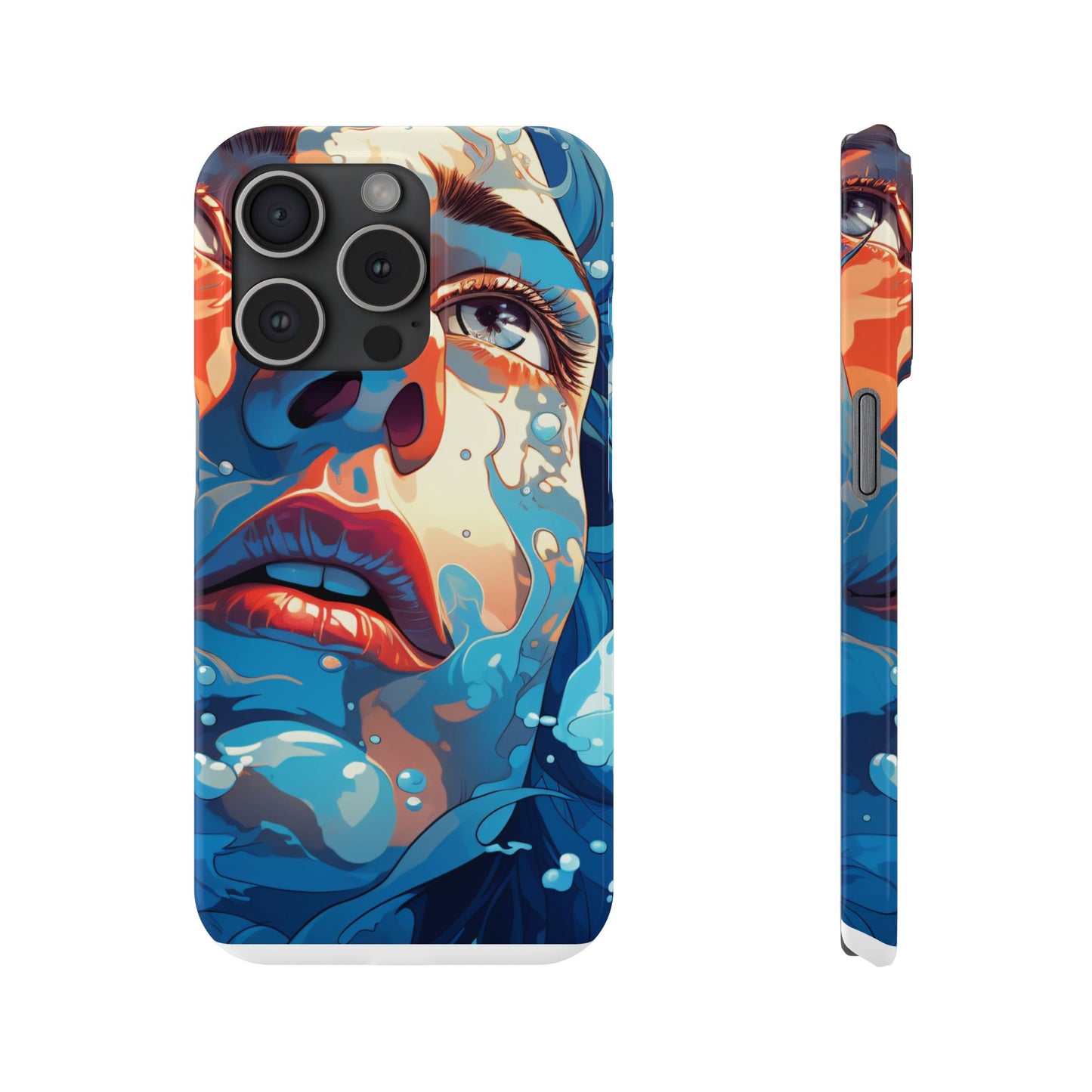 Eco-Friendly Slim Phone Case - Earth Day Gift, Nature Lover Accessory, Sustainable Phone Cover, Green Design, Vibrant Floral Art