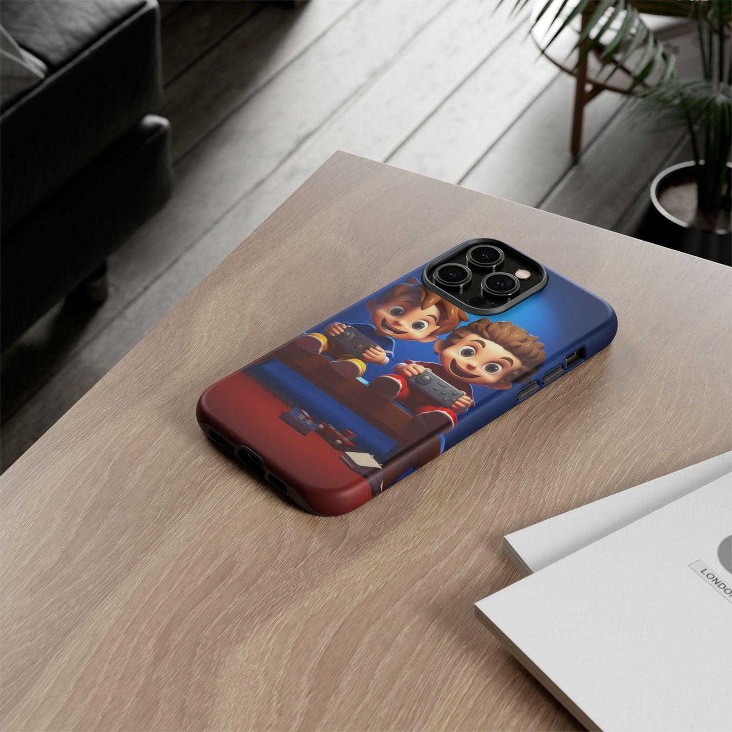 Kids Gaming Phone Case, Tough Cases, Cute Phone Cover, Cartoon Game Controller, Gift for Gamers, Fun Accessories