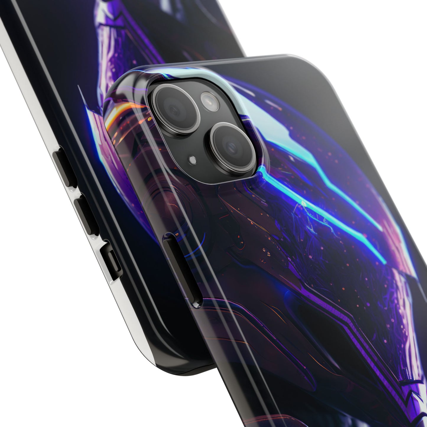 Futuristic Tough Phone Cases, Durable Phone Cover, Sci-Fi Phone Case, Tech Lover Gift, Unique Phone Accessory