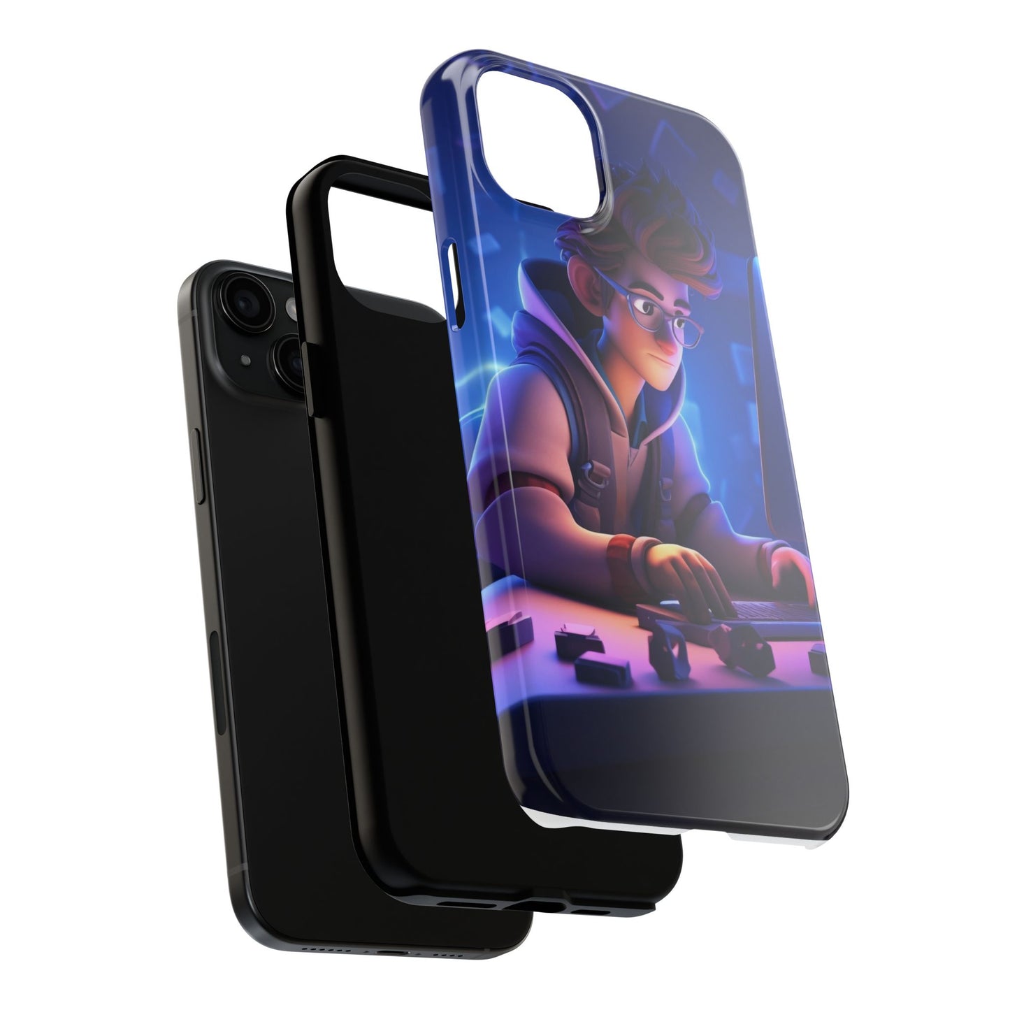 Gaming-Themed Phone Case - Tough Phone Cases for Gamers, Mobile Accessories, Cool Tech Gifts, Birthday Present, Geeky Gifts
