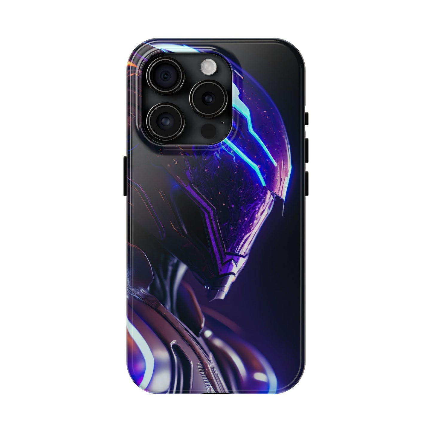 Futuristic Tough Phone Cases, Durable Phone Cover, Sci-Fi Phone Case, Tech Lover Gift, Unique Phone Accessory