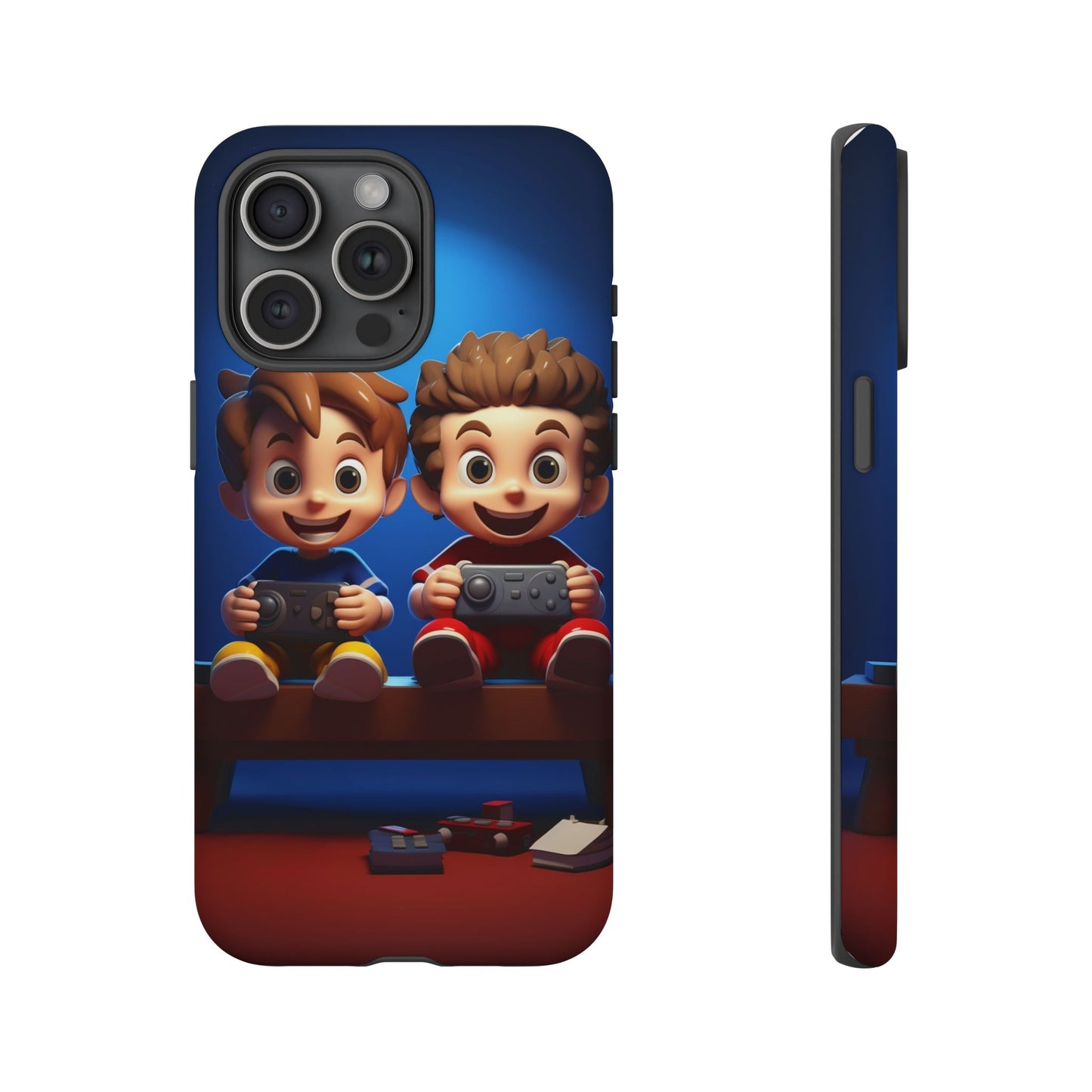 Kids Gaming Phone Case, Tough Cases, Cute Phone Cover, Cartoon Game Controller, Gift for Gamers, Fun Accessories