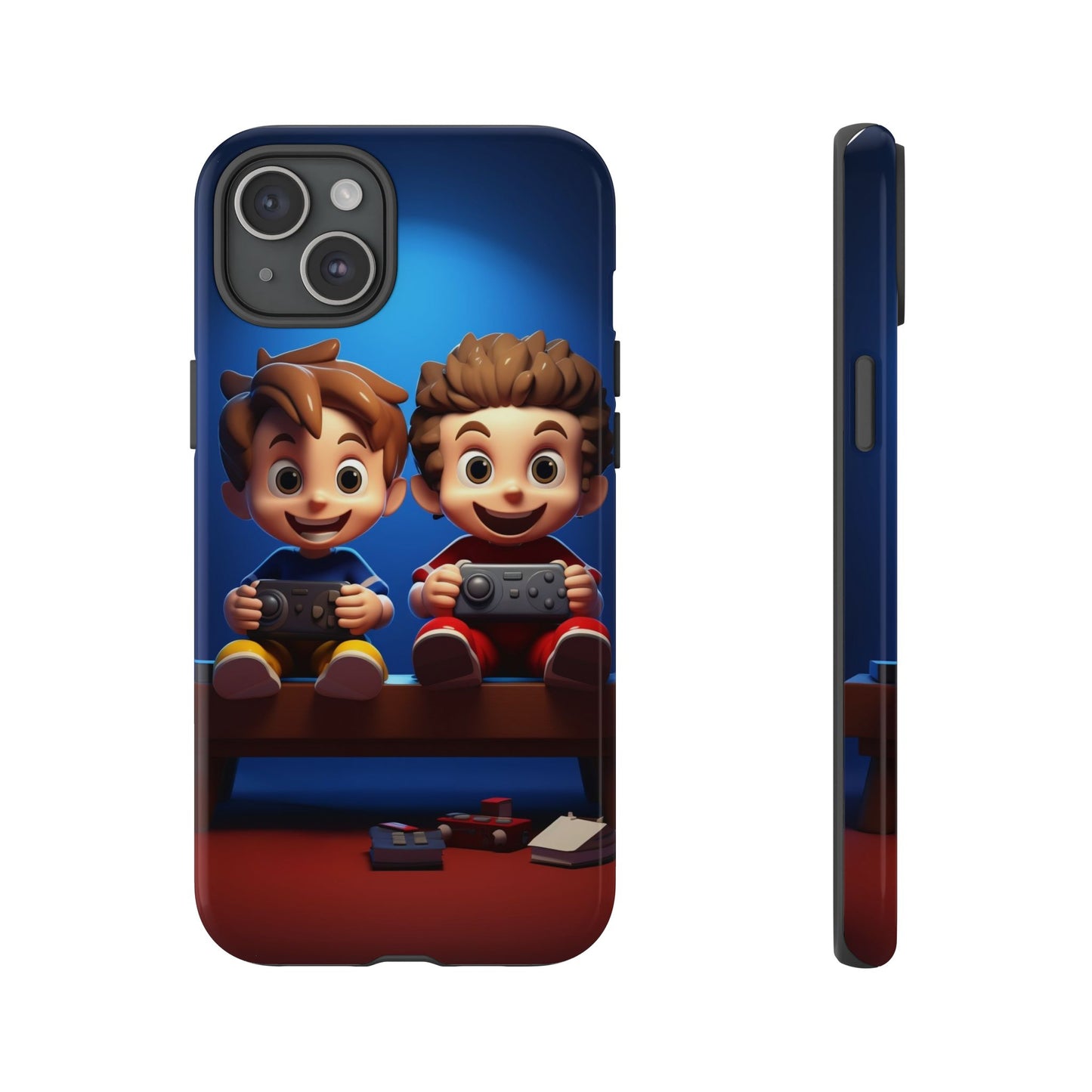 Kids Gaming Phone Case, Tough Cases, Cute Phone Cover, Cartoon Game Controller, Gift for Gamers, Fun Accessories