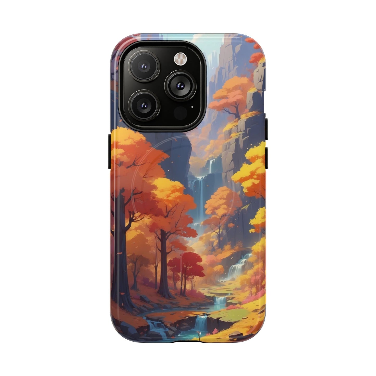 Autumn Landscape Phone Case, Tough Magnetic Cases for Fall Lovers, Nature Phone Cover, Unique Gift for Him/Her, Durable Phone Accessory