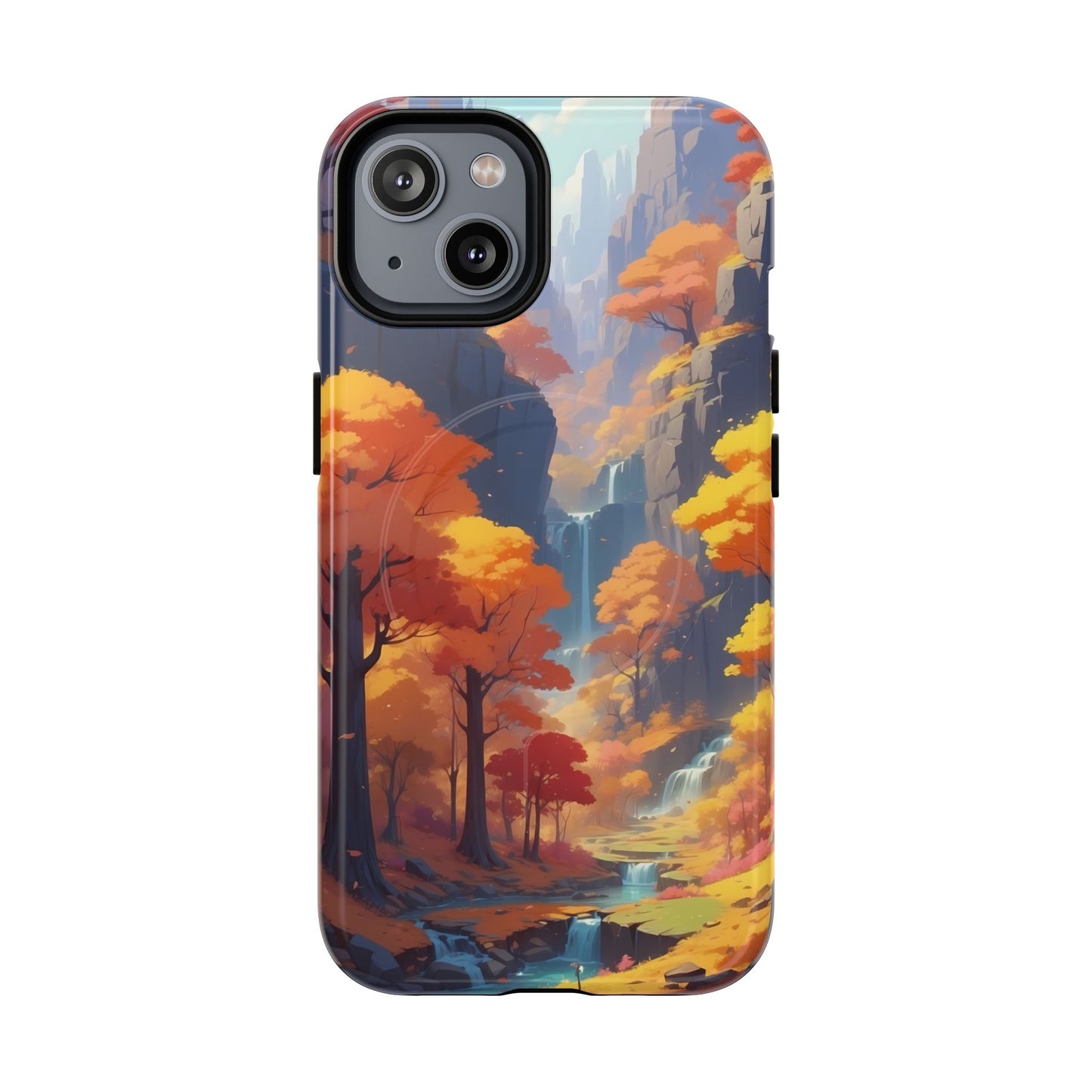 Autumn Landscape Phone Case, Tough Magnetic Cases for Fall Lovers, Nature Phone Cover, Unique Gift for Him/Her, Durable Phone Accessory