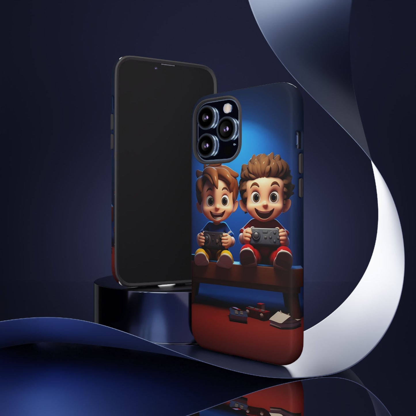 Kids Gaming Phone Case, Tough Cases, Cute Phone Cover, Cartoon Game Controller, Gift for Gamers, Fun Accessories