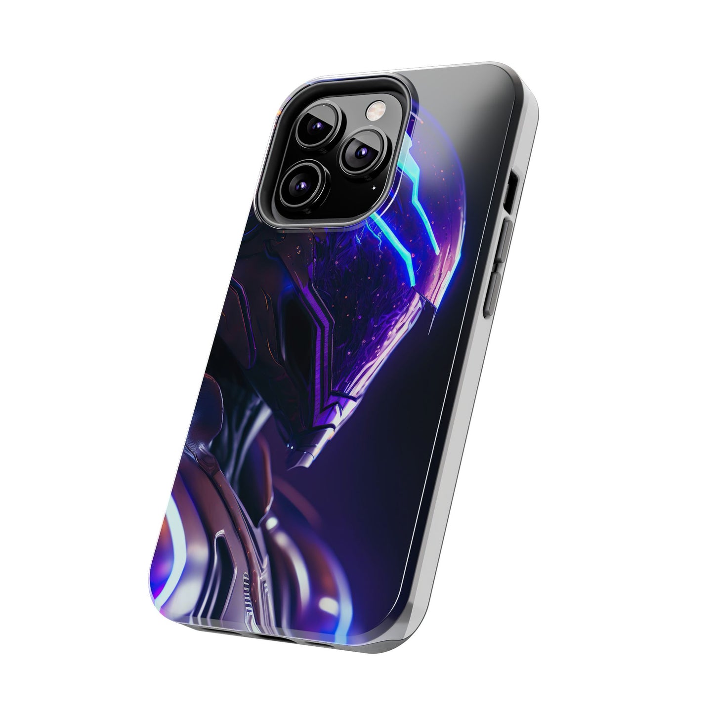 Futuristic Tough Phone Cases, Durable Phone Cover, Sci-Fi Phone Case, Tech Lover Gift, Unique Phone Accessory